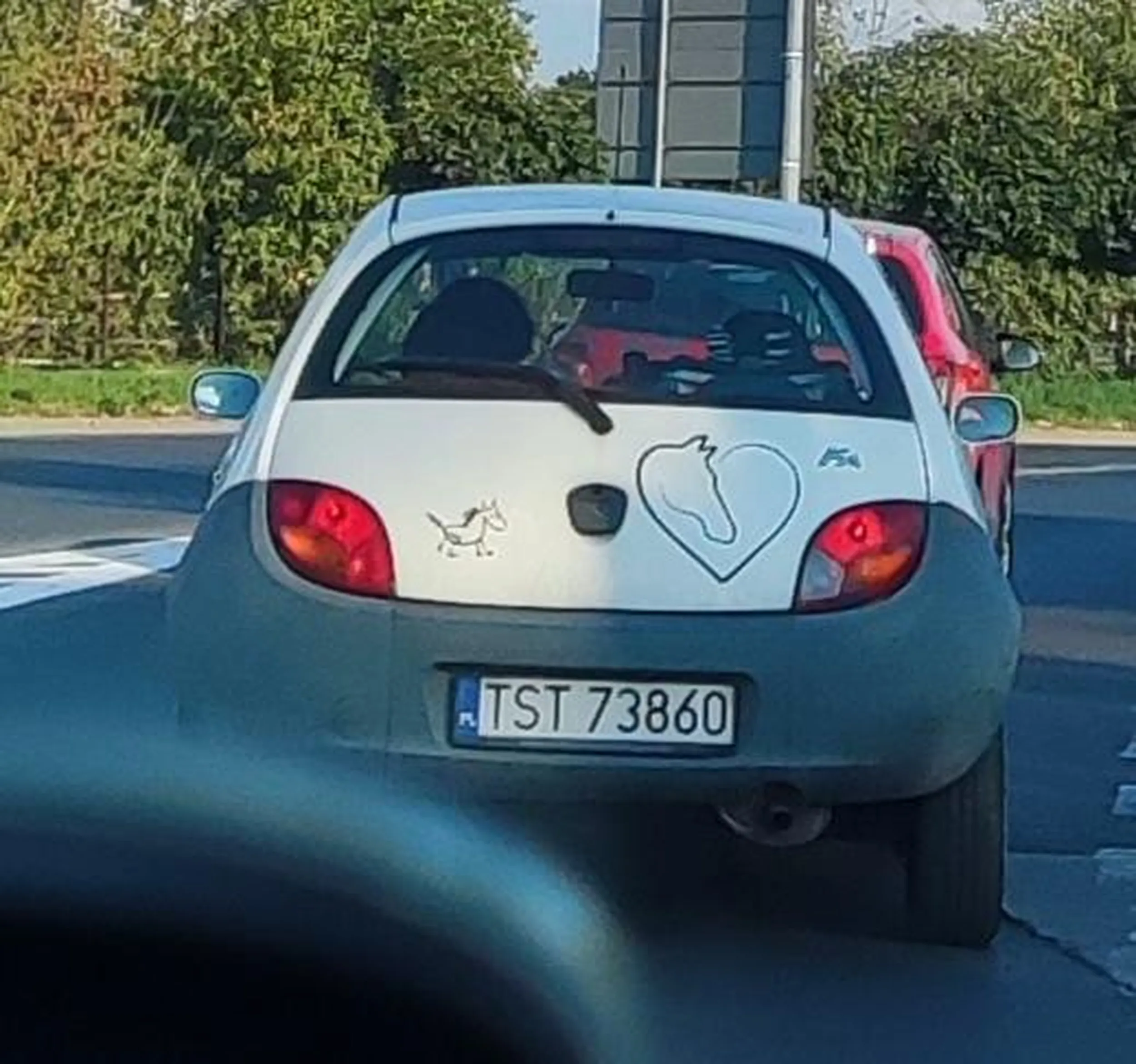 Prawie miłośniczce koni skasowałem cały bok bo wymusiła wjeżdżając na rondo na pełnej predkości.... Nie polecam tej użytkowniczki dróg...