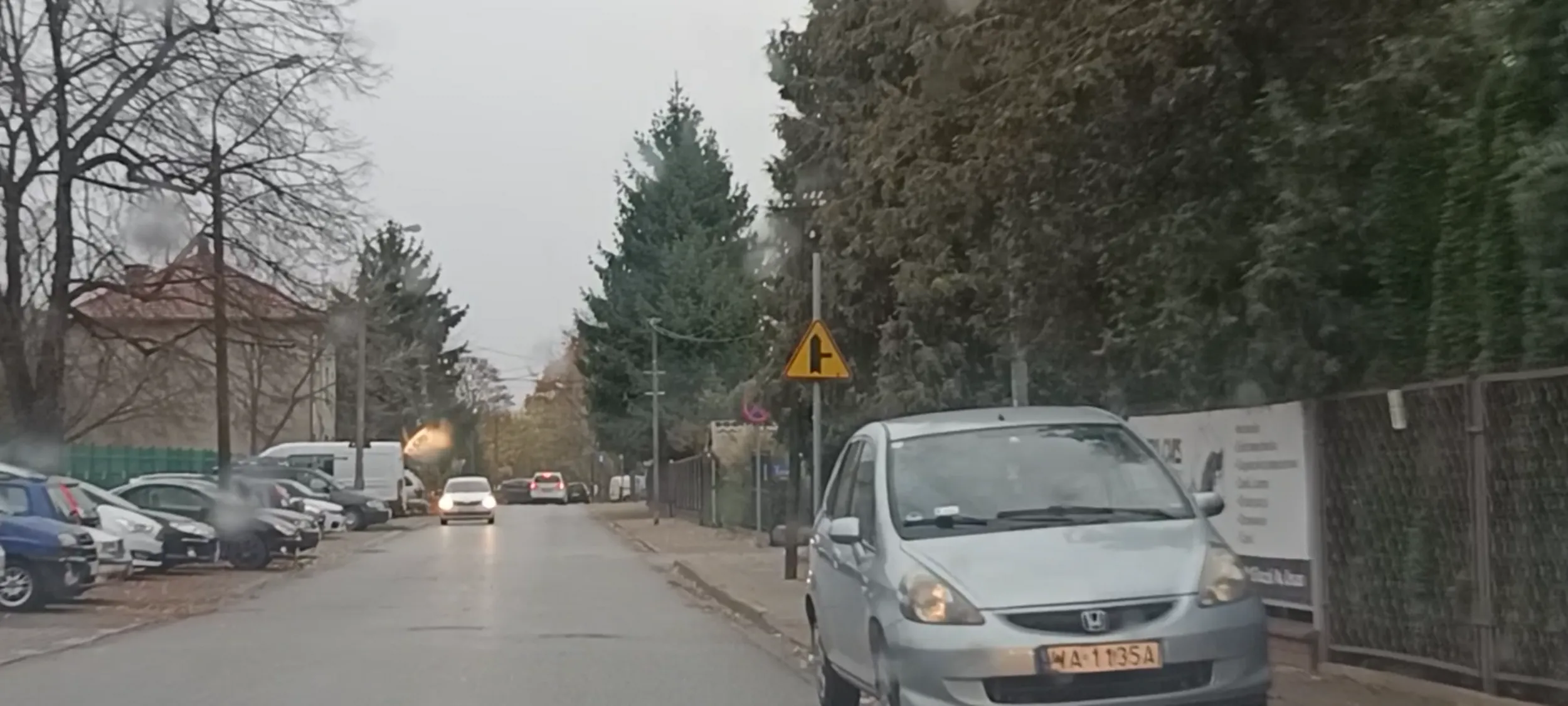 Szefunciu, w tym miejscu na ulicy obowiązuje zakaz parkowania na ulicy i na chodniku, poza tym nie zostawiłeś 1.5m przejścia dla pieszych.