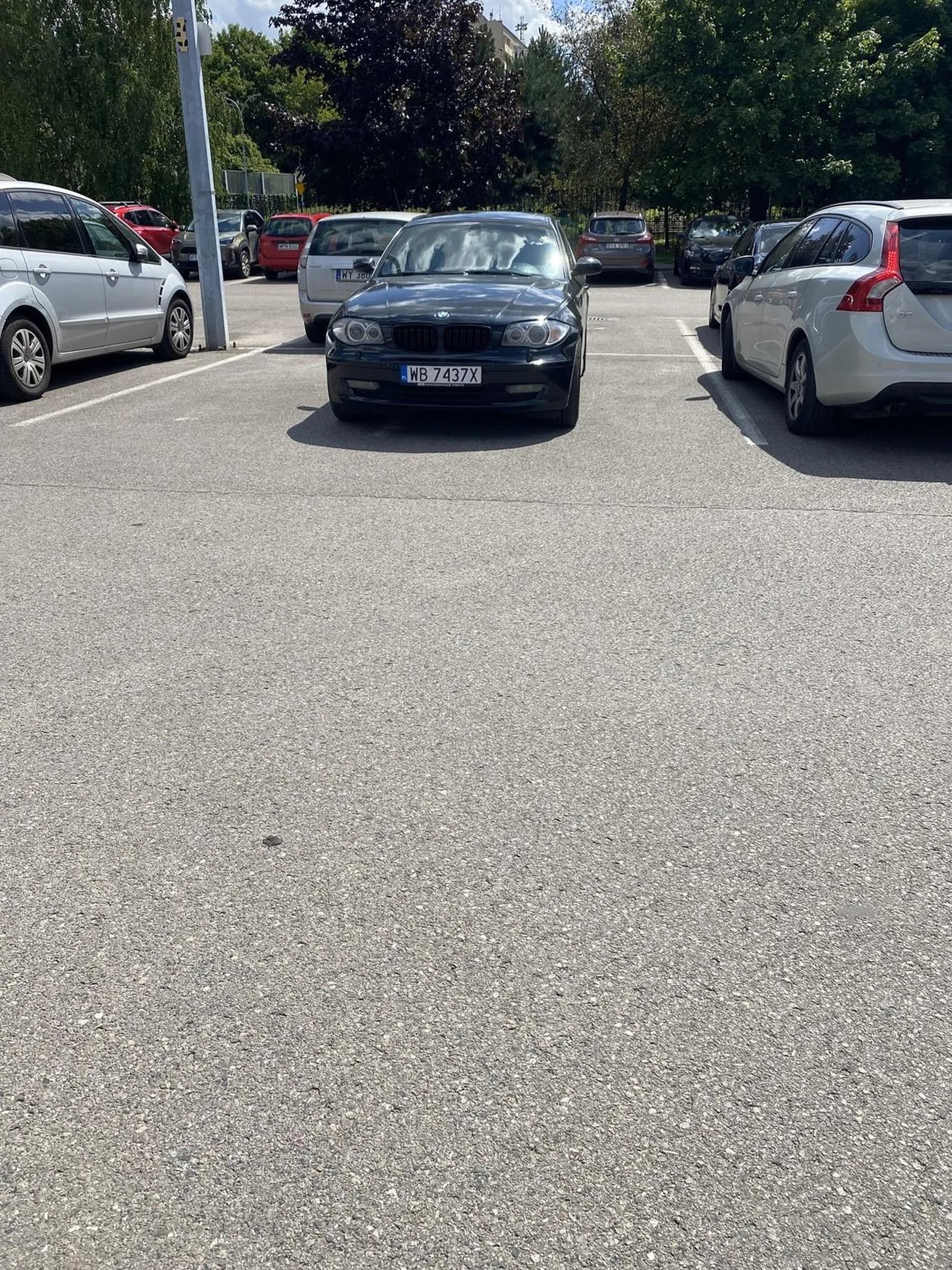 Warszawa, Wola Park, parking pod Castorama.