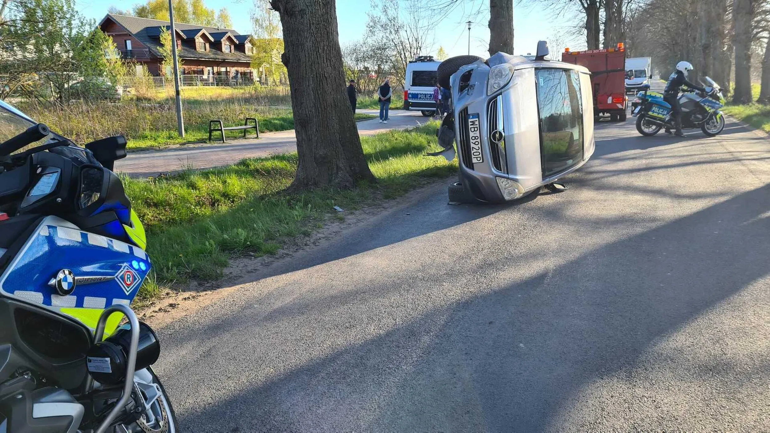 W dniu 07-05-2023r w miejscowości Mielenko, (zachodniopomorskie)  kierujący narodowości UA kierował pojazdem, mając we krwi 1.3 promila alkoholu. Źródło https://cutt.ly/n6t6GKN