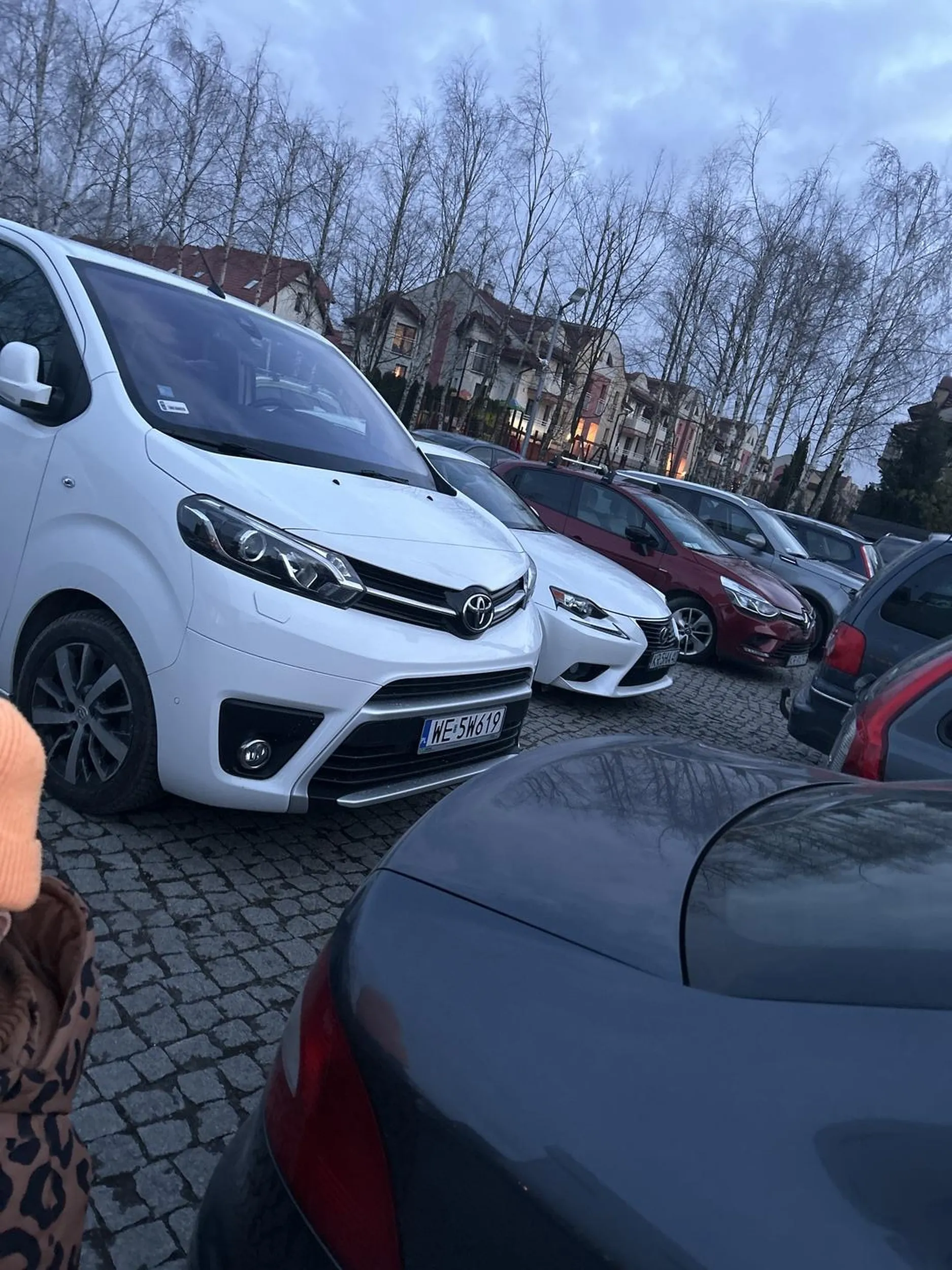 Mily kierowca stworzył trzeci rząd na parkingu :)))) pozdrawiam ze środkowego z brakiem możliwości wyjazdu