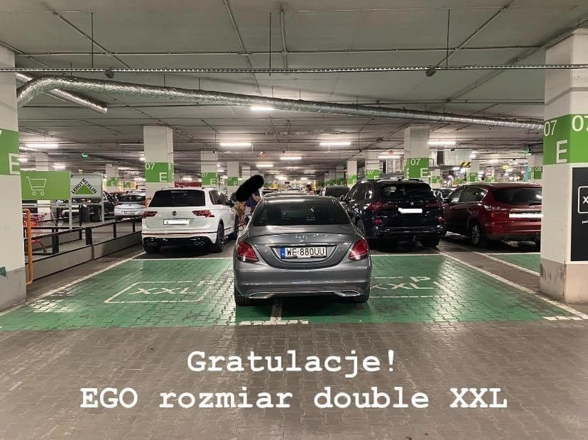 Ego rozmiar podwójne XXL. Gratulujemy Pani! 24.06.2022 w Westfield Arkadia