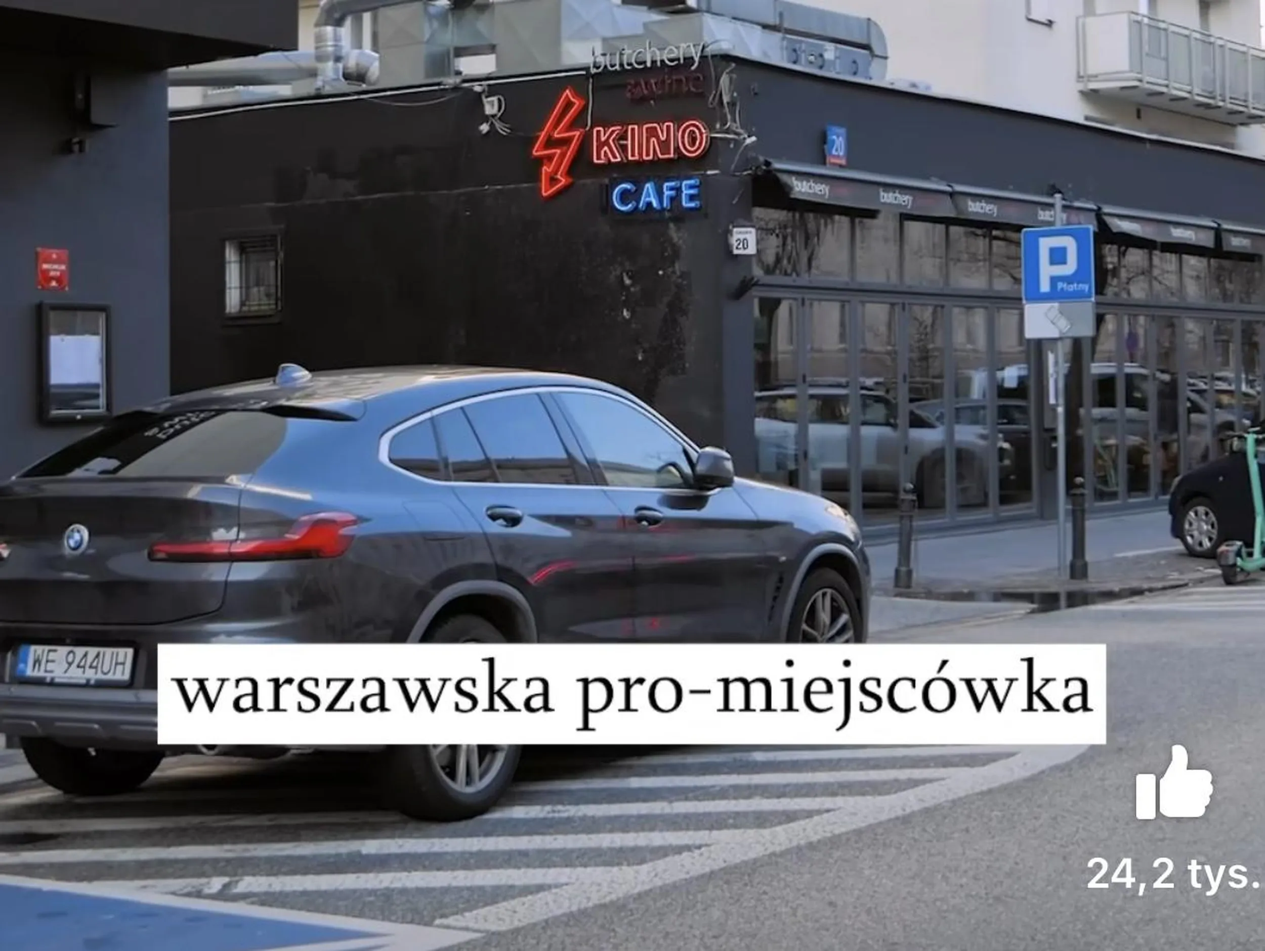 Kierowca nie potrafi parkować
