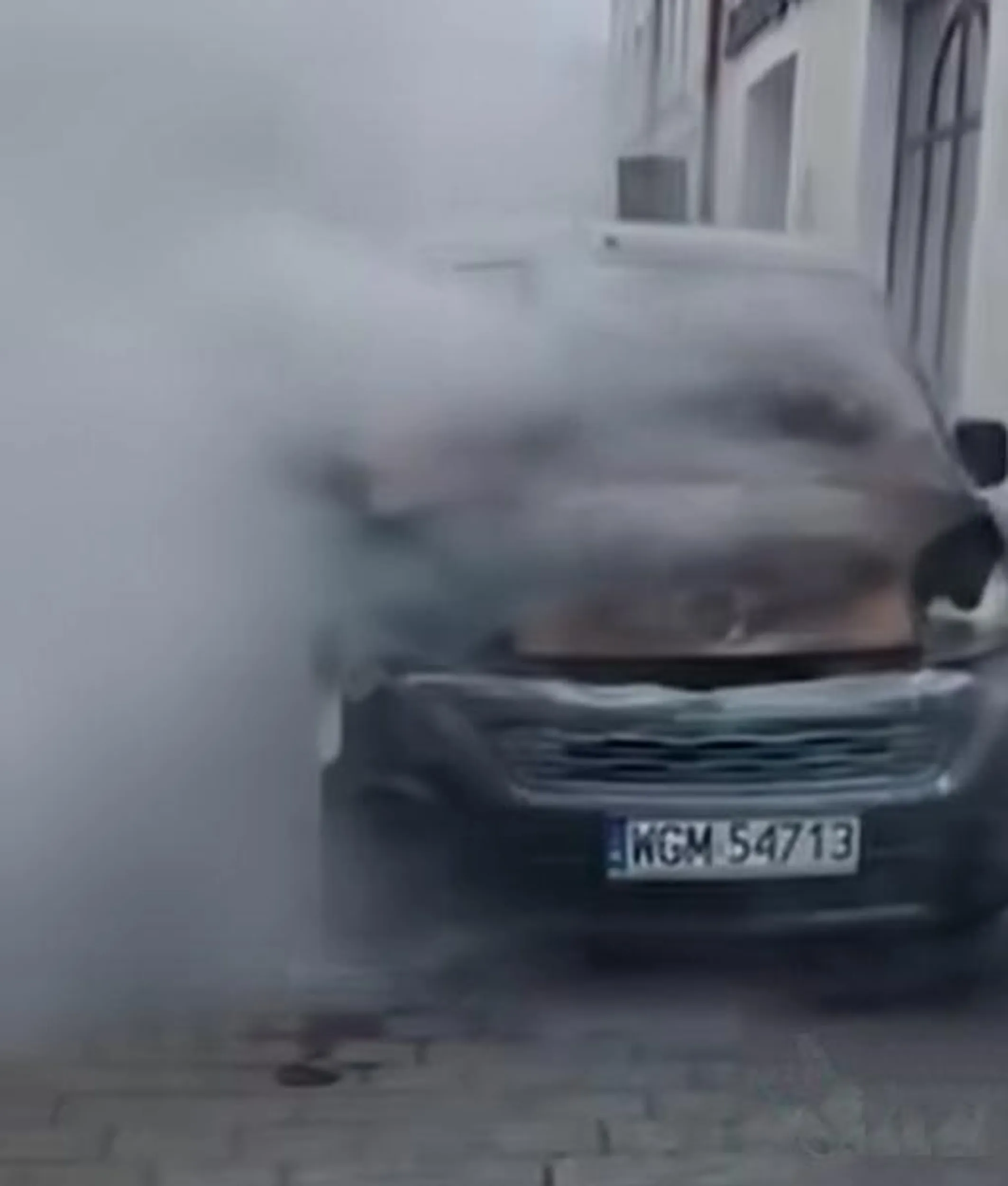 Bardzo rozpalony kierowca !