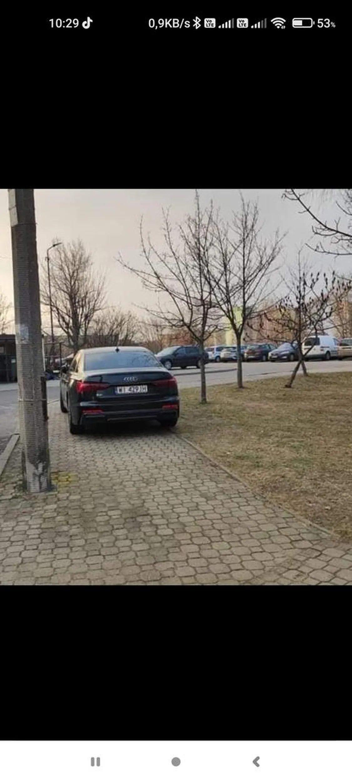 Pała yebana z kaldi naucz się parkować ????