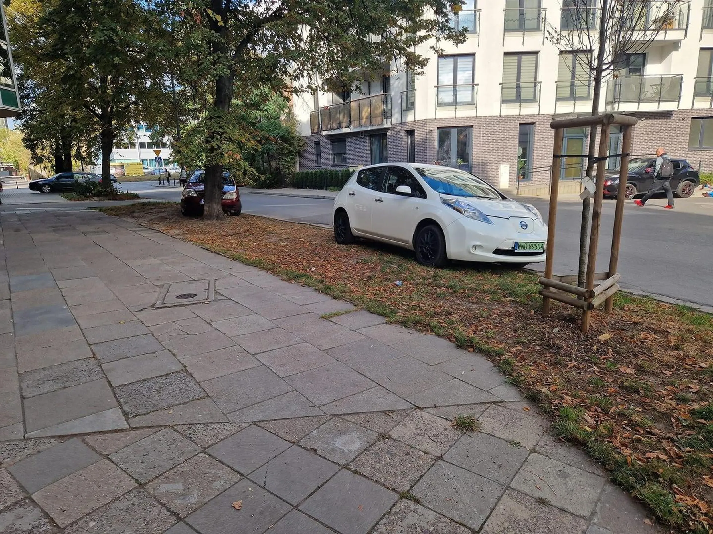 Krzyczał, że ma elektryka i może parkować gdzie chce.