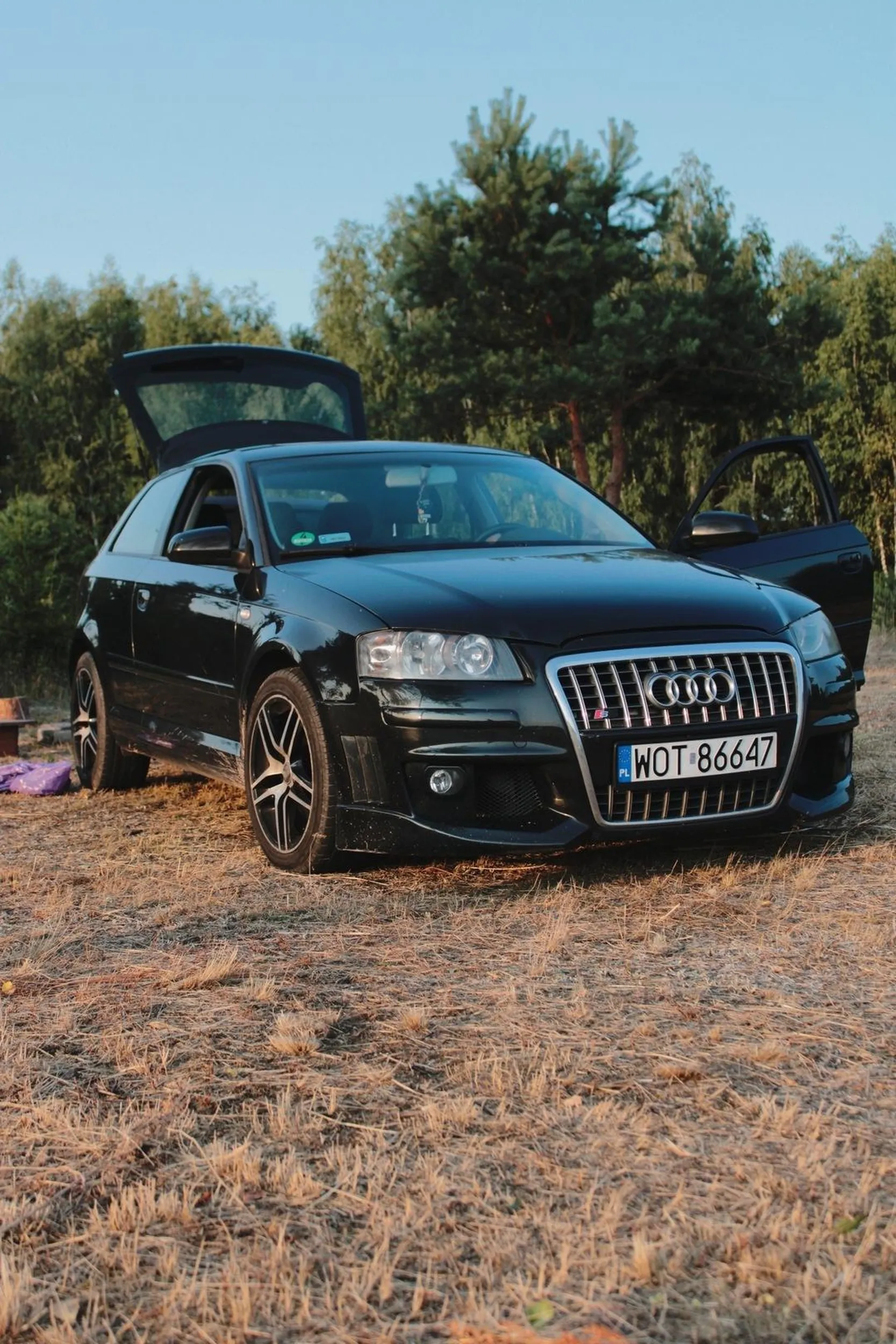 Ku*wa jaka zajebista fura, drzwi do gory sie podnosza (od bagaznika) szcur sie nie przecisnie, ty ku*wa to jest audica?