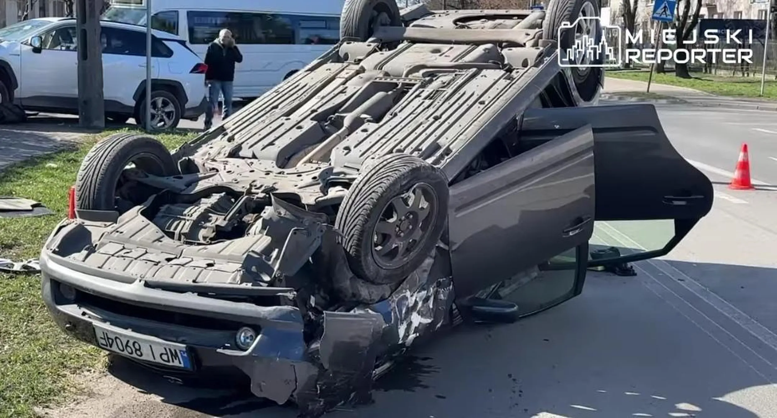 Ruski kacap wymusił pierwszeństwo.