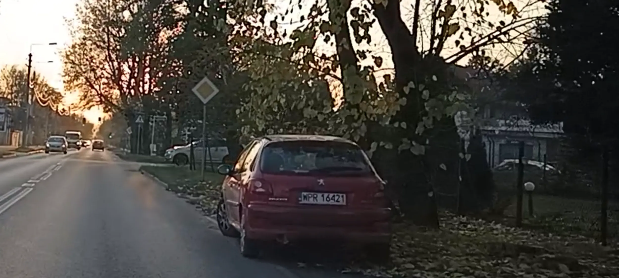 Kierowco proszę nie parkować na trawie. Przyroda to nasz dobrostan i proszę szanować zieleń.