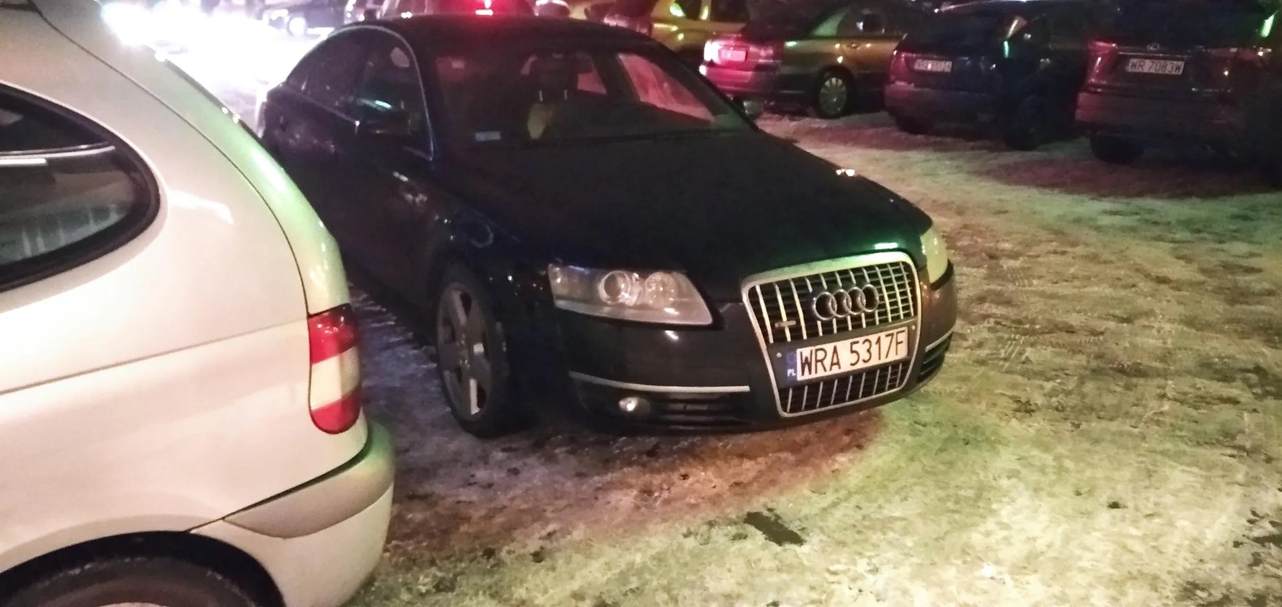 Ktoś kto myśli tylko o sobie zastawiając innym wyjazd.