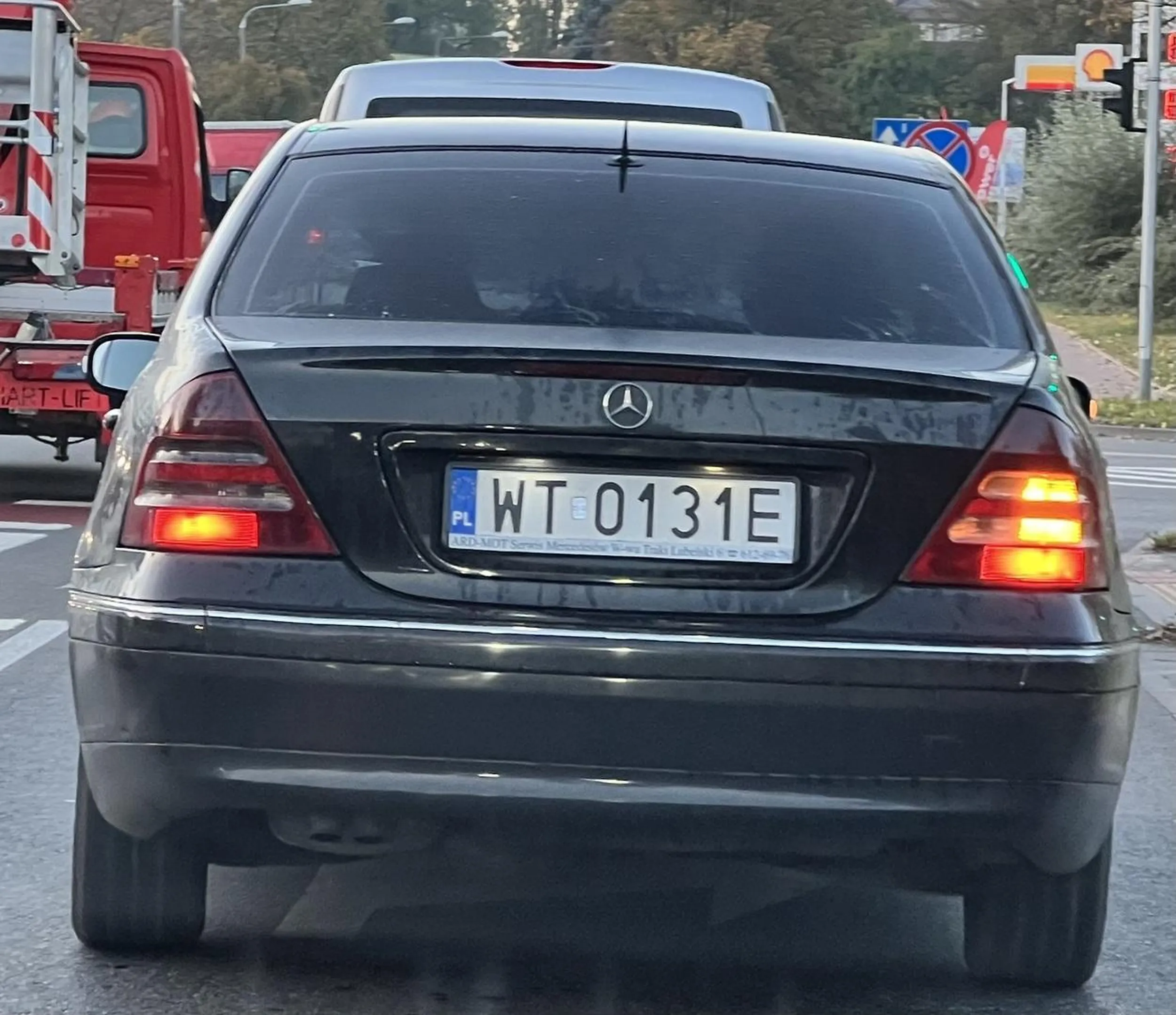 Ameba drogowa która jeździ po Pruszkowie.