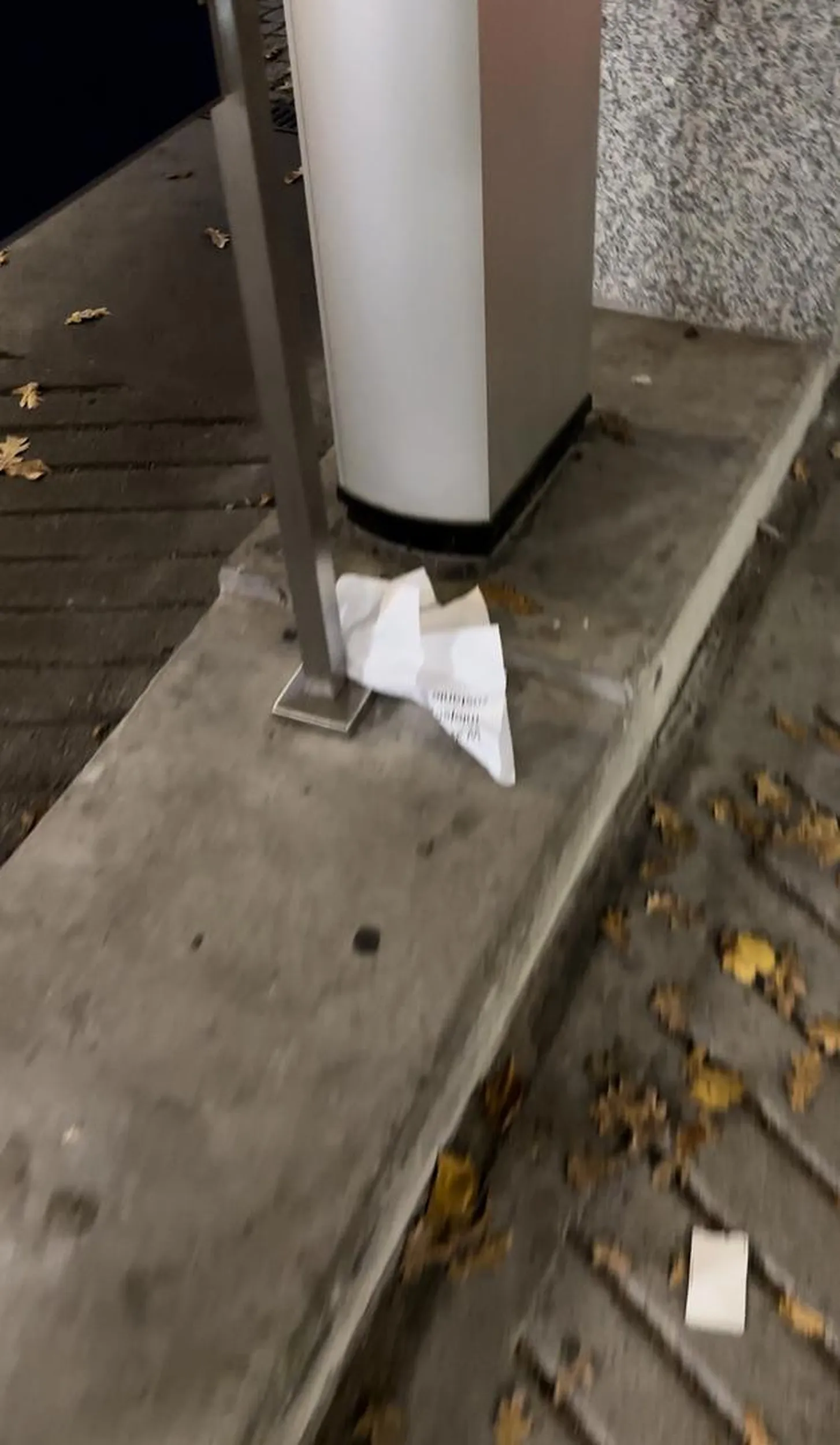 Wielmożna Pani nie potrafi parkować na jednym miejscu. Po otrzymaniu od obsługi parkingu kartek z informacją, że musi zapłacić podwójnie jak gdyby nigdy nic próbowała wyjechać płacąc za jedno miejsce. Ostatecznie obsługa policzyła ją podwójnie a ta wyjeżdżając zostawiła niespodziankę na wyjeździe.