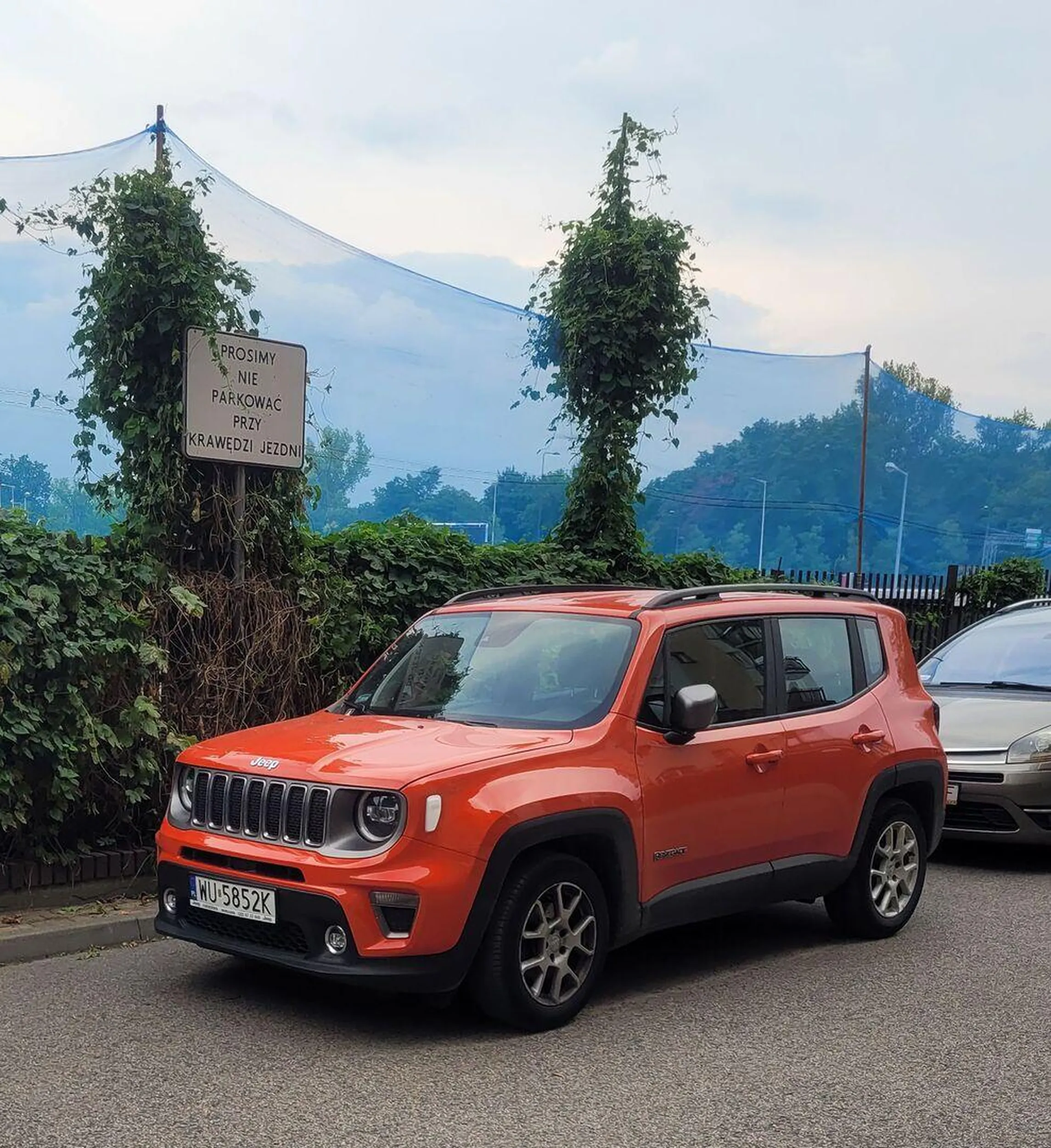 Kierowca notorycznie łamiący przepis o zakazie parkowania w obszarze zamieszkania poza miejscami wyznaczonymi. Auto stoi całe dnie i noce na wąskiej drodze osiedlowej, mimo, że hrabia właściciel dysponuje miejscem w hali garażowej