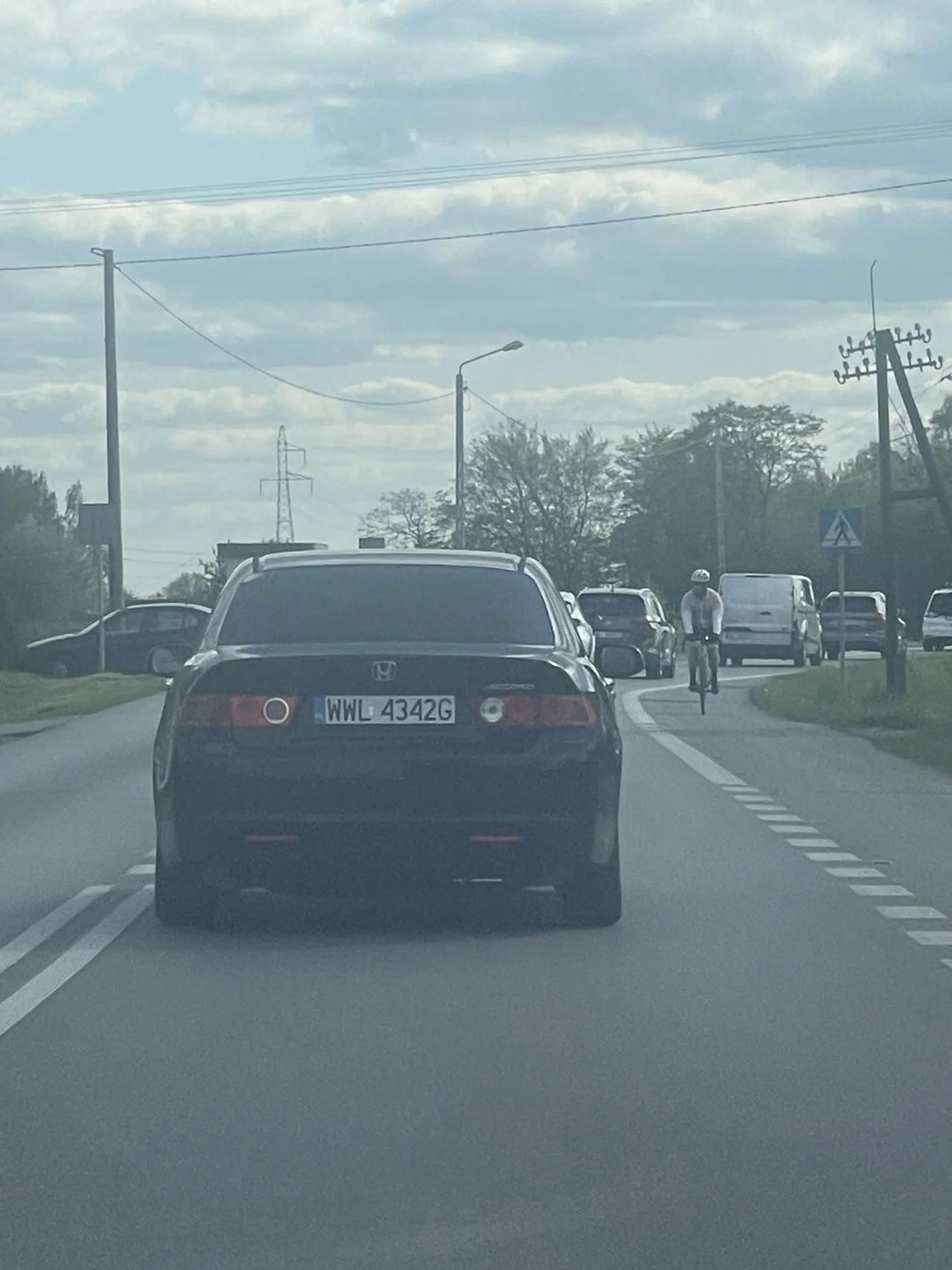 Pajac z hondy, nie umie jeździć