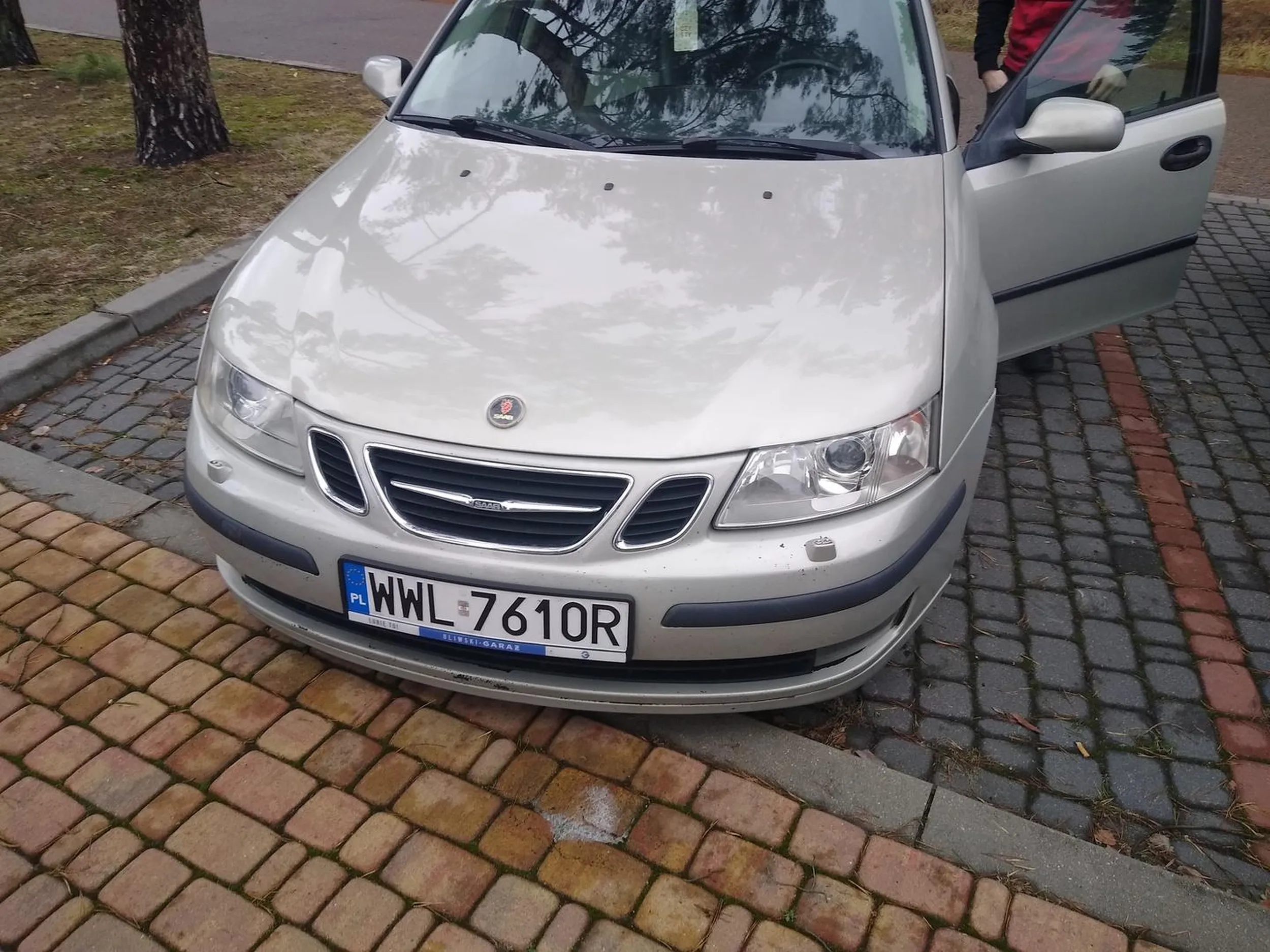 parkuje na miejscu dla niepełnosprawnych