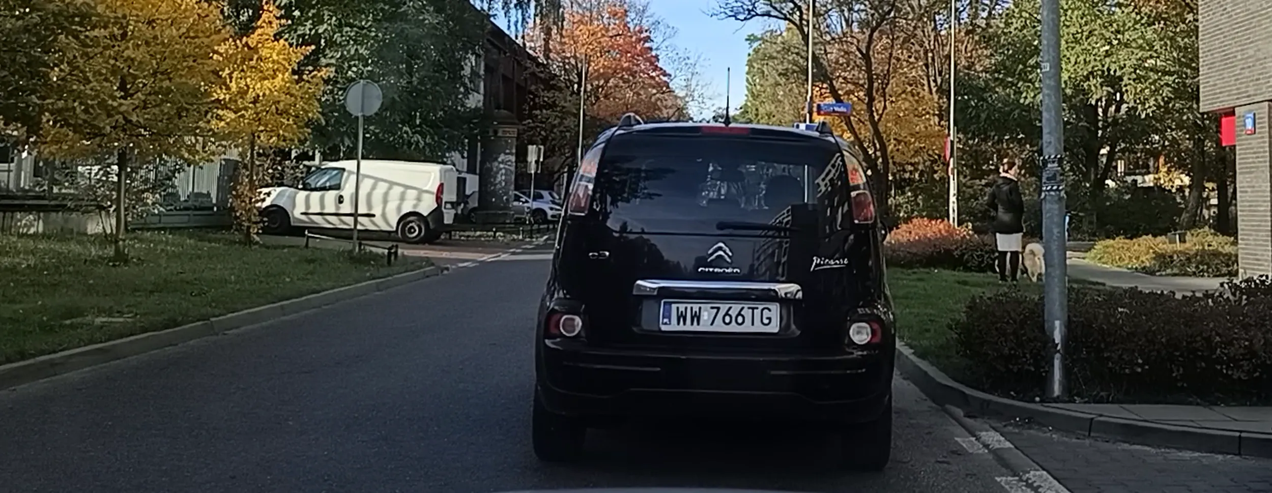 Oto wszystkie "dokonania życiowe" tej kierującej: 1. Nielegalne parkowanie w miejscu zakazu na ulicy Dyrekcyjnej w Warszawie i parkowanie przed skrzyżowaniem. 2. Pokazywanie po chamsku palca "fakulca" innym kierującym.