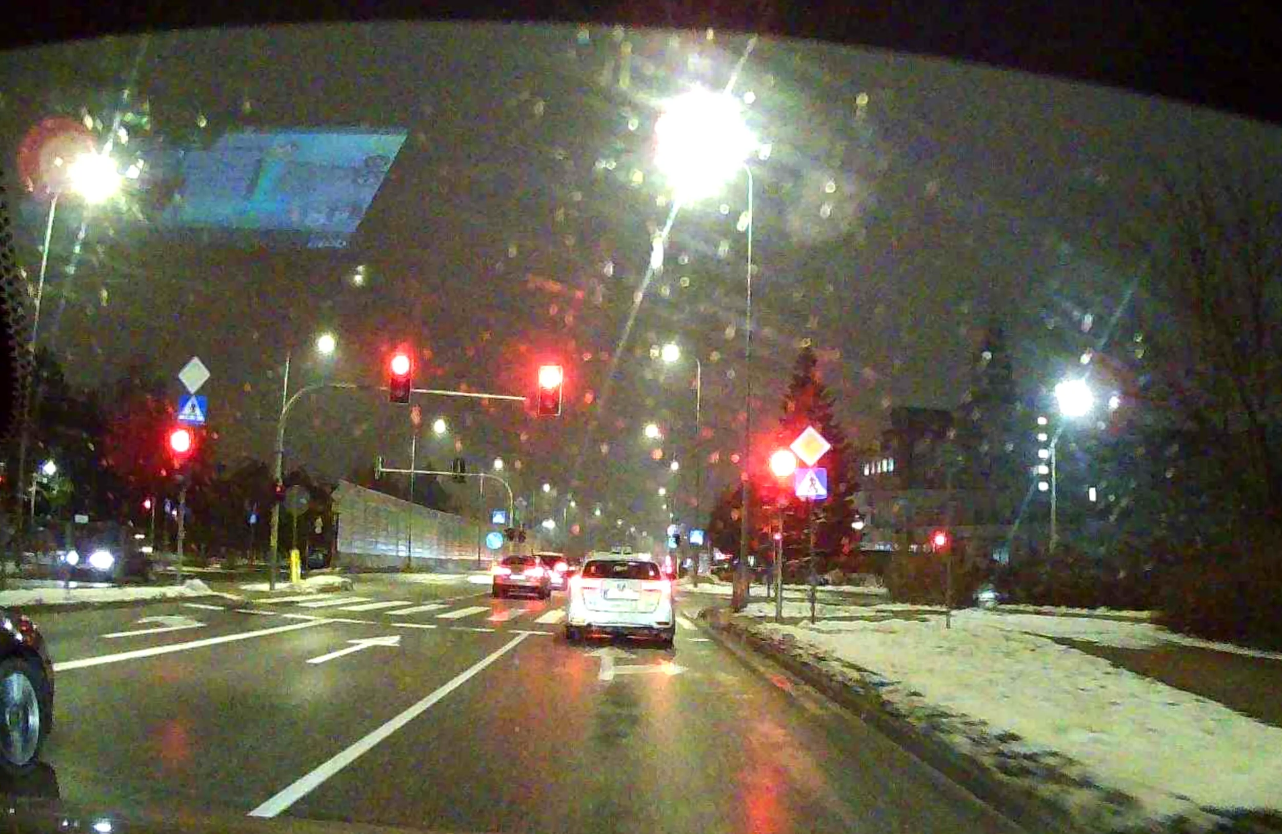 Przejazd na czerwone światło 08.11.2023.