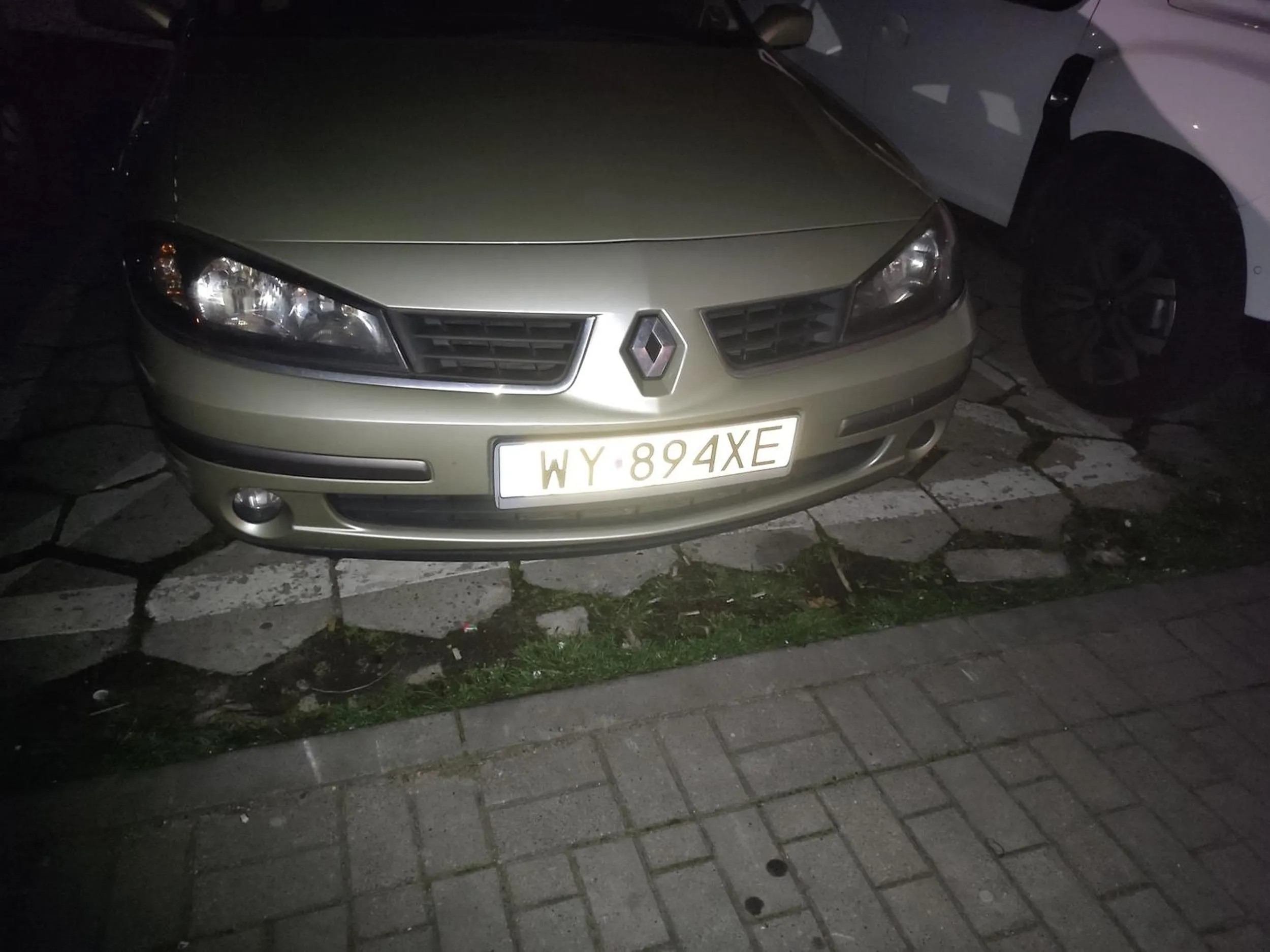 Siurek parkuje na wjeździe dla karetek