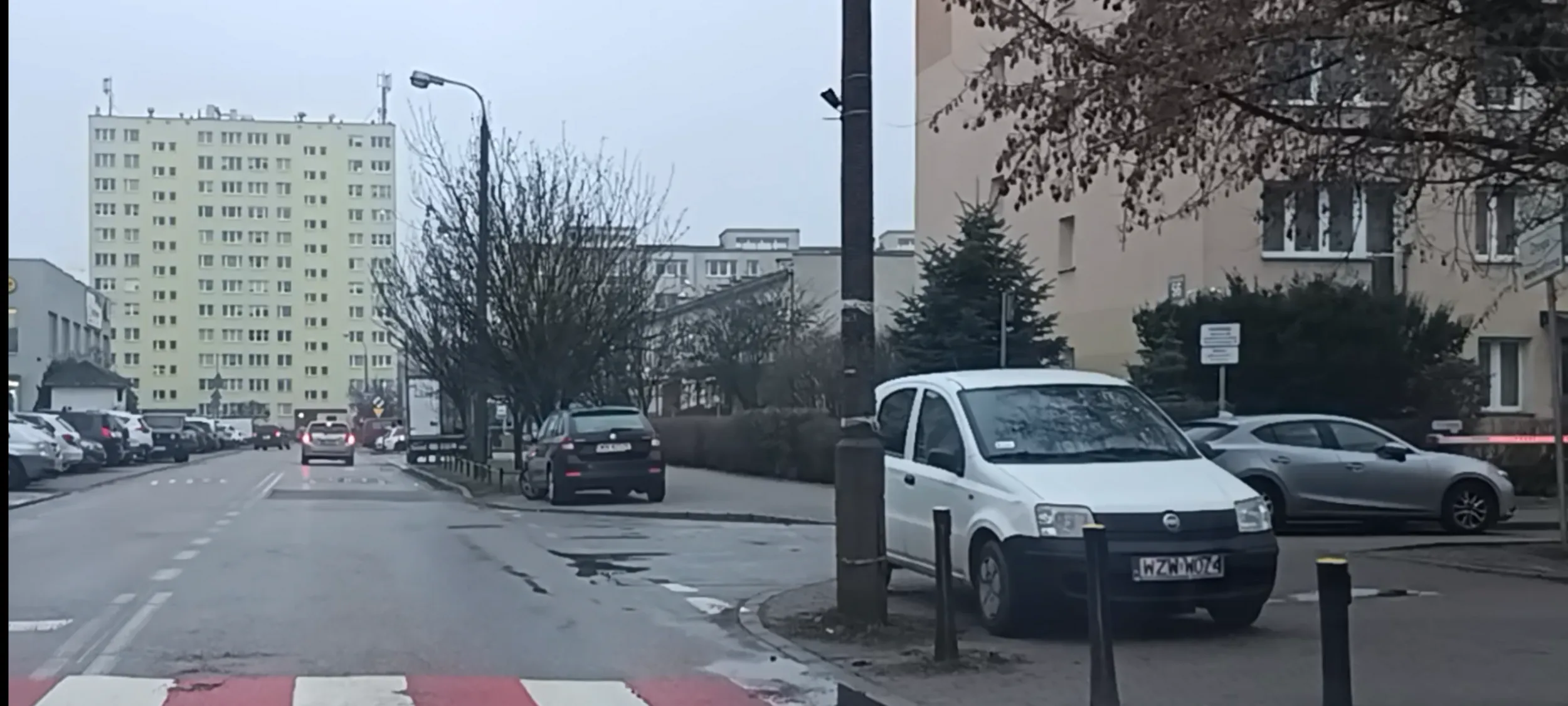 Parkowanie przed samym przejściem dla pieszych