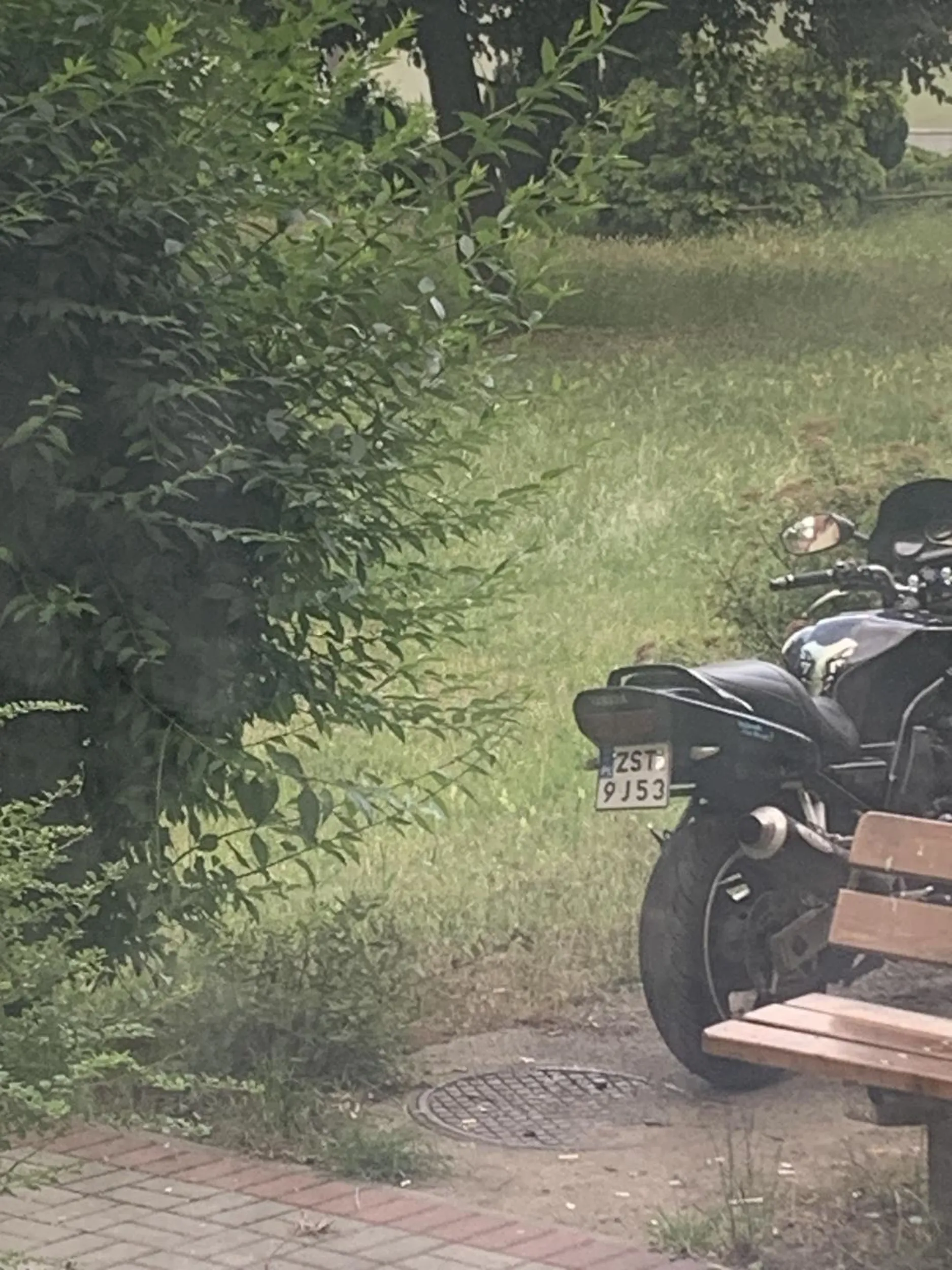 Jeździ motorem pod oknami zakłóca porządek nie da się go pozbyć zgłoszenie do straży miejskiej już poszło. Parkuje koło ławek na studzienkach…