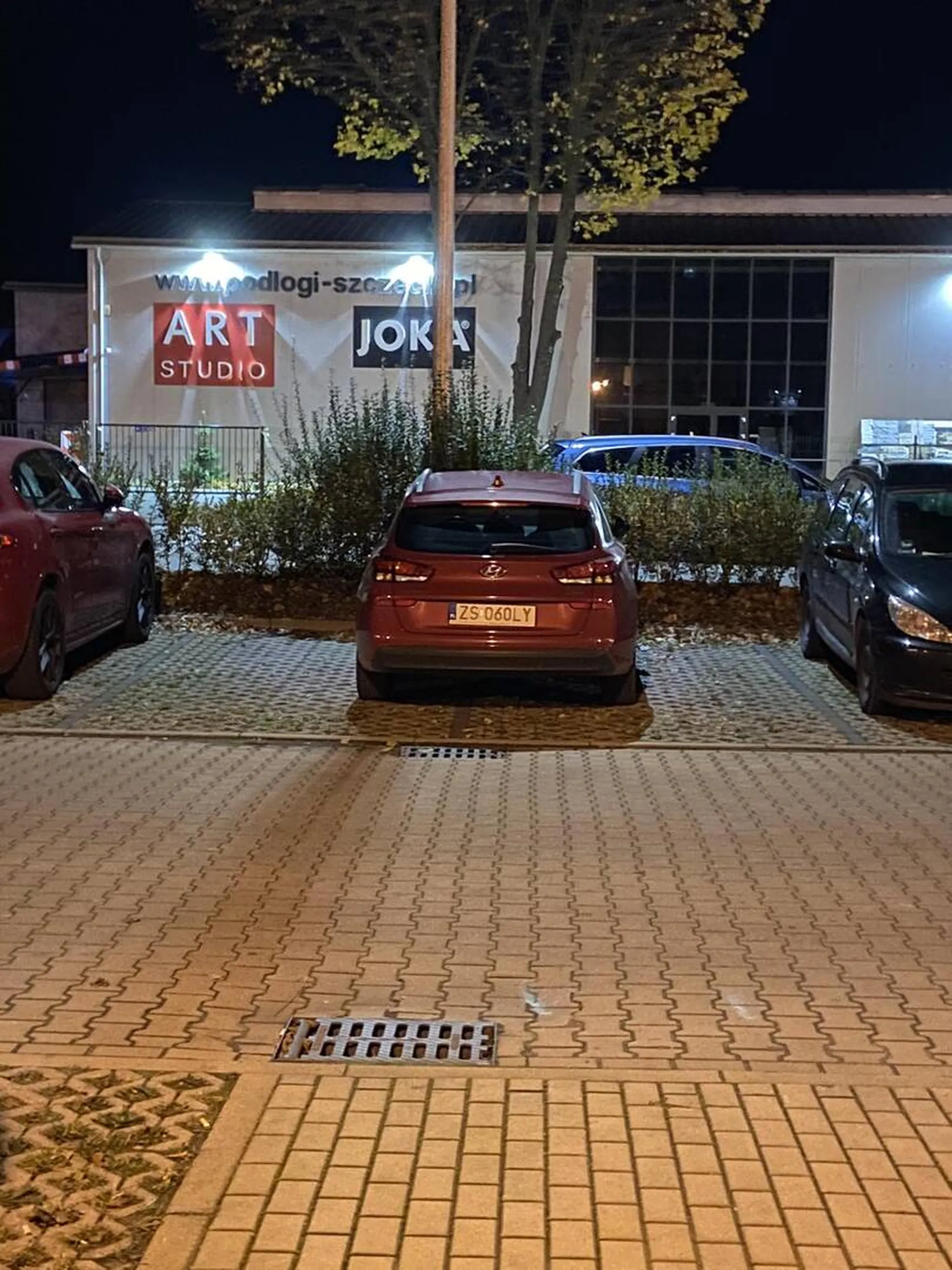 Ej chłopaki patrzcie jak idealnie zaparkowałem. Równa odległość od obu samochodów.