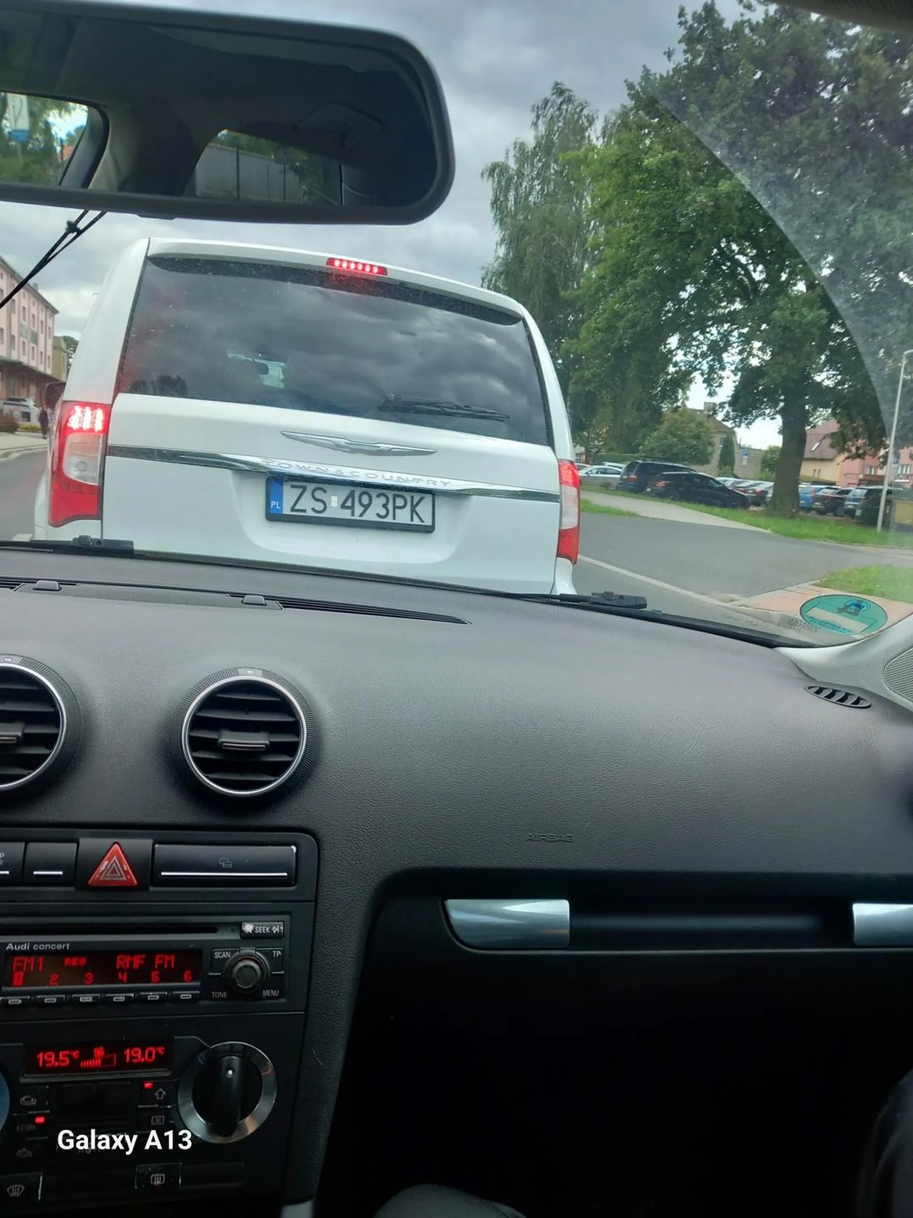 Zablokowała całe skrzyżowanie