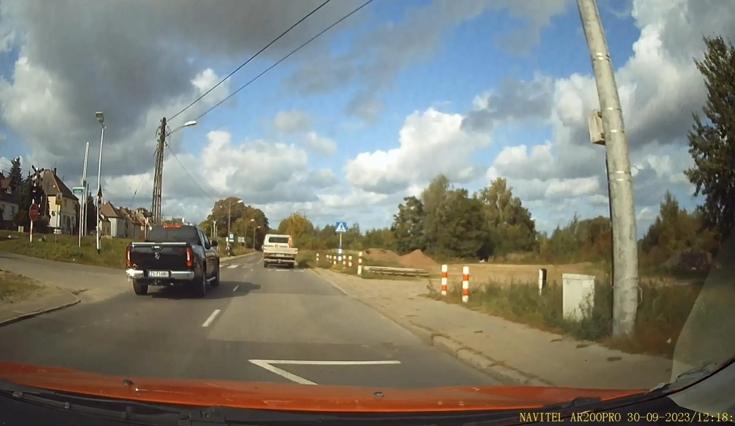 Ordynarne wyprzedzanie na pasach