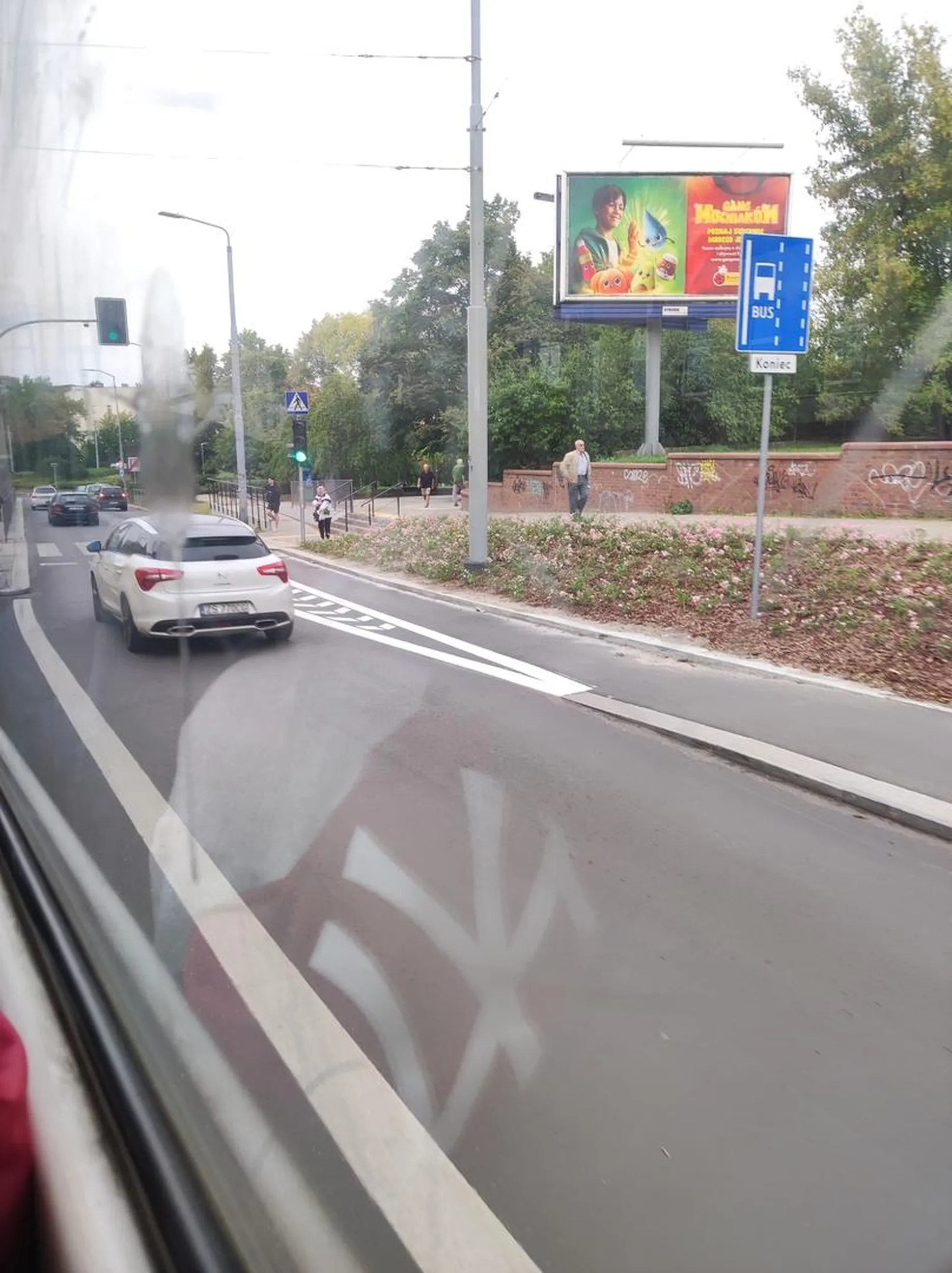 Gość kradnie kwiatki sprzed poczty dla swojej starej XD