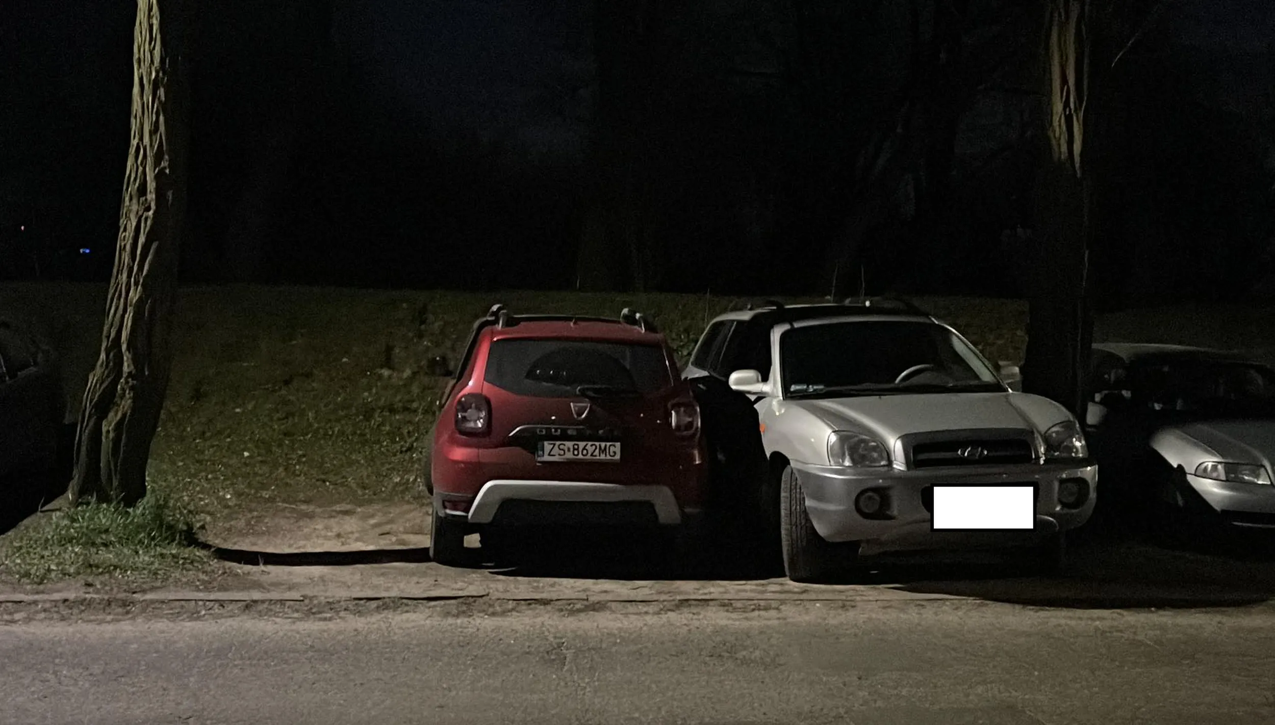 Obyś się nauczył parkować, zamiast zajmować 2 miejsca jak ostatni pajac