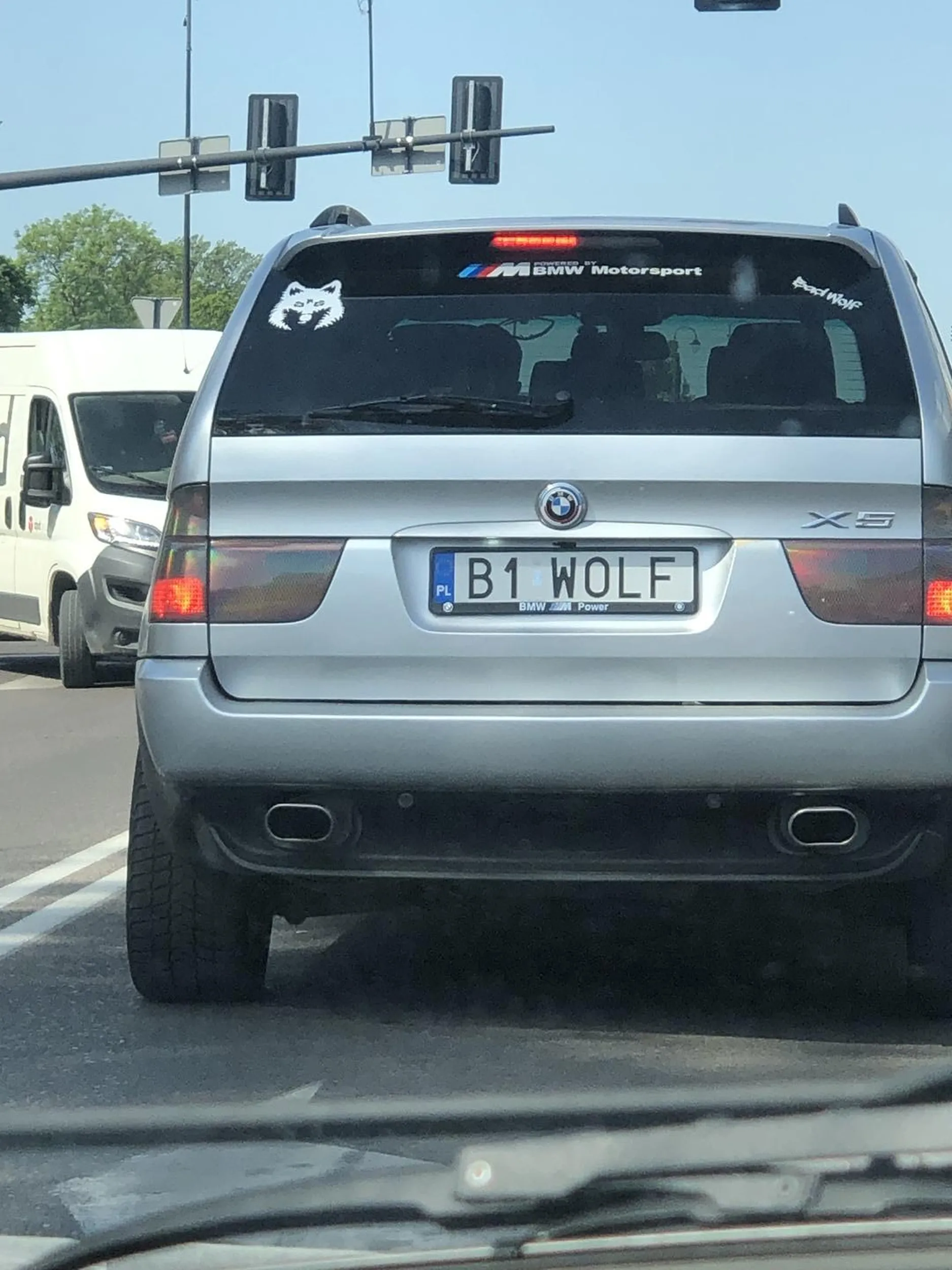 Kierowca bardzo się spieszy wszędzie. Trąbi, wali długimi, wyprzedza, a potem czub stoi i tak na czerwonym. Przynajmniej pieska ma fajnego, tylko szkoda że u weterynarza wykastrowali nie tego co trzeba ;). (mam na myśli tego co był za kierownicą pojazdu)