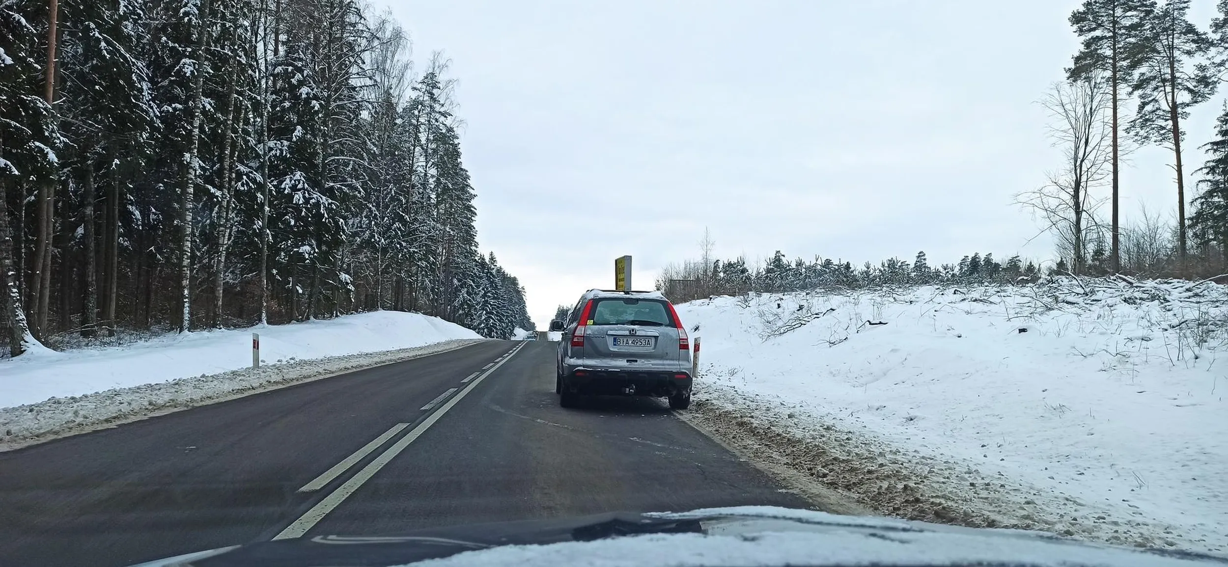 Awaria przykra sprawa, Włącz myślenie stoisz w kiepskim miejscu, bez awaryjnych ani trójkąta