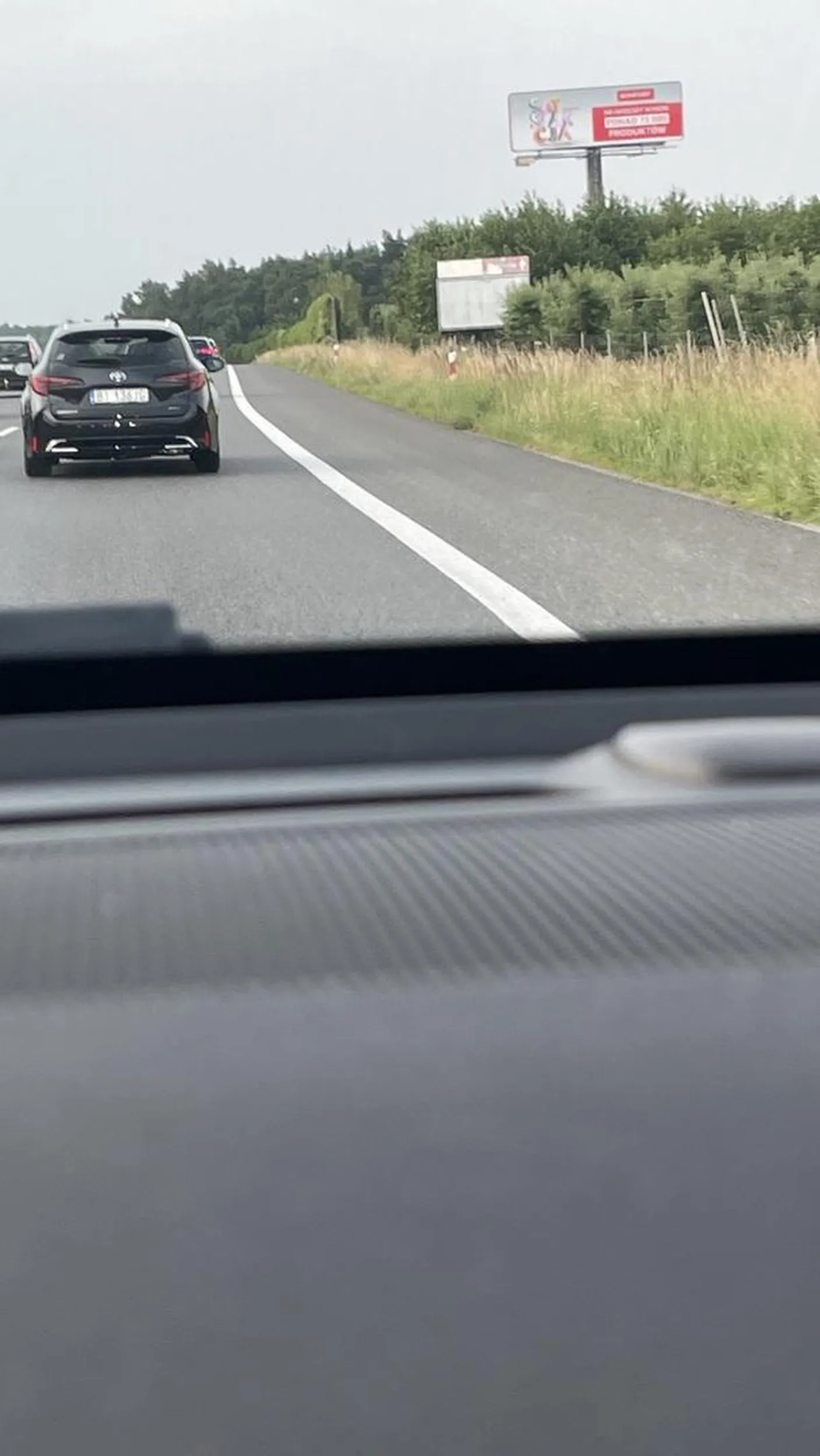 Co za polmozg. Gosc z broda. Trasa od Radomia do Warszawy. Na wysokosci Tarczyna zaczyna sie tobic gesto. Gosc tnie prawym i wcina sie lewy. Zyskuje 2 samochody ale powtarza to przez 20-30 km. matol jakich malo. Przez takich potem czytamy o zablokowanej autostradzie i ofiarach. Mnie wcial sie na centymetry, ze musialem awaryjnie hamowac.