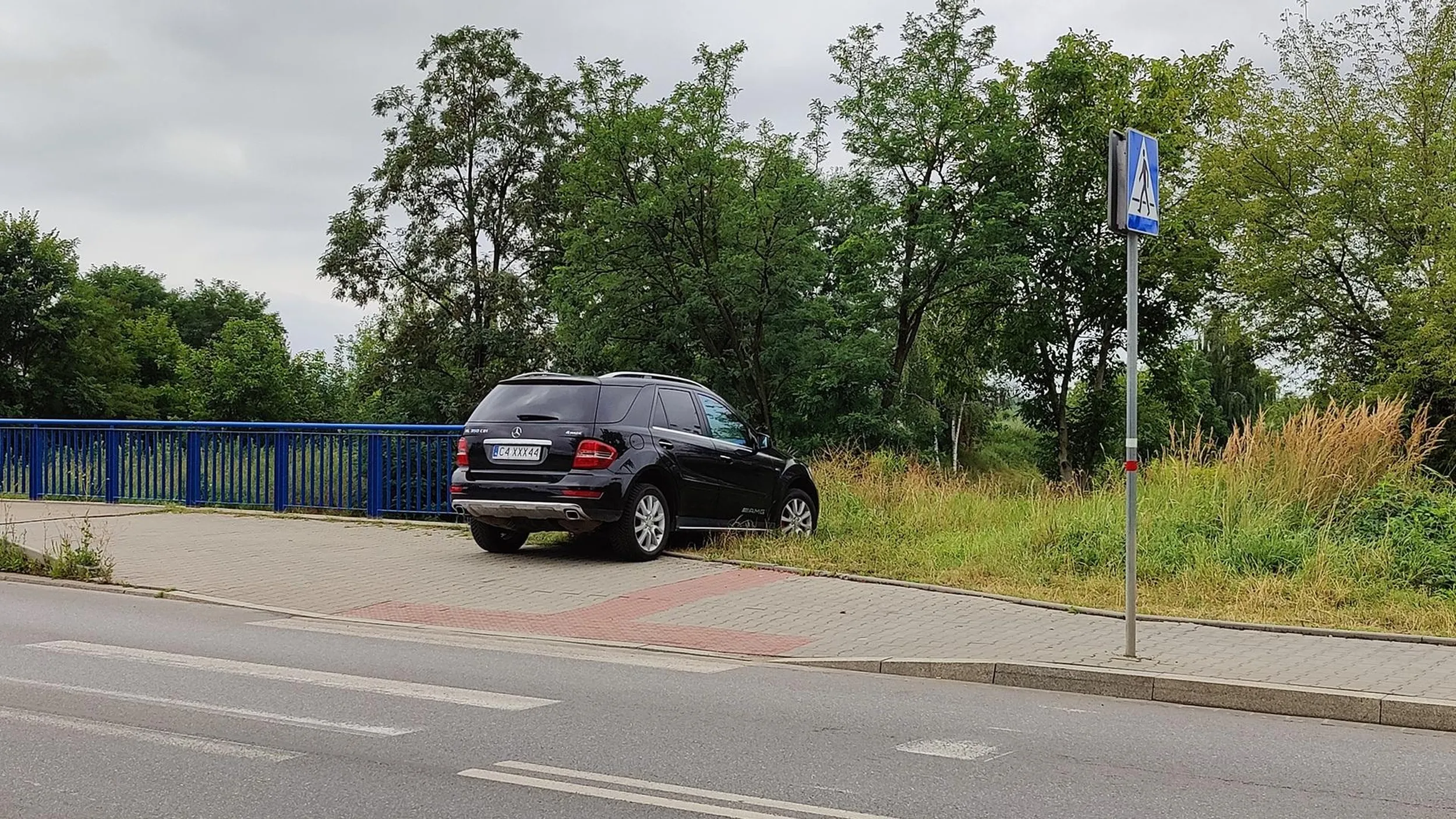 Złomowisko jest kawałek dalej, a nie tak w krzakach zostawiasz