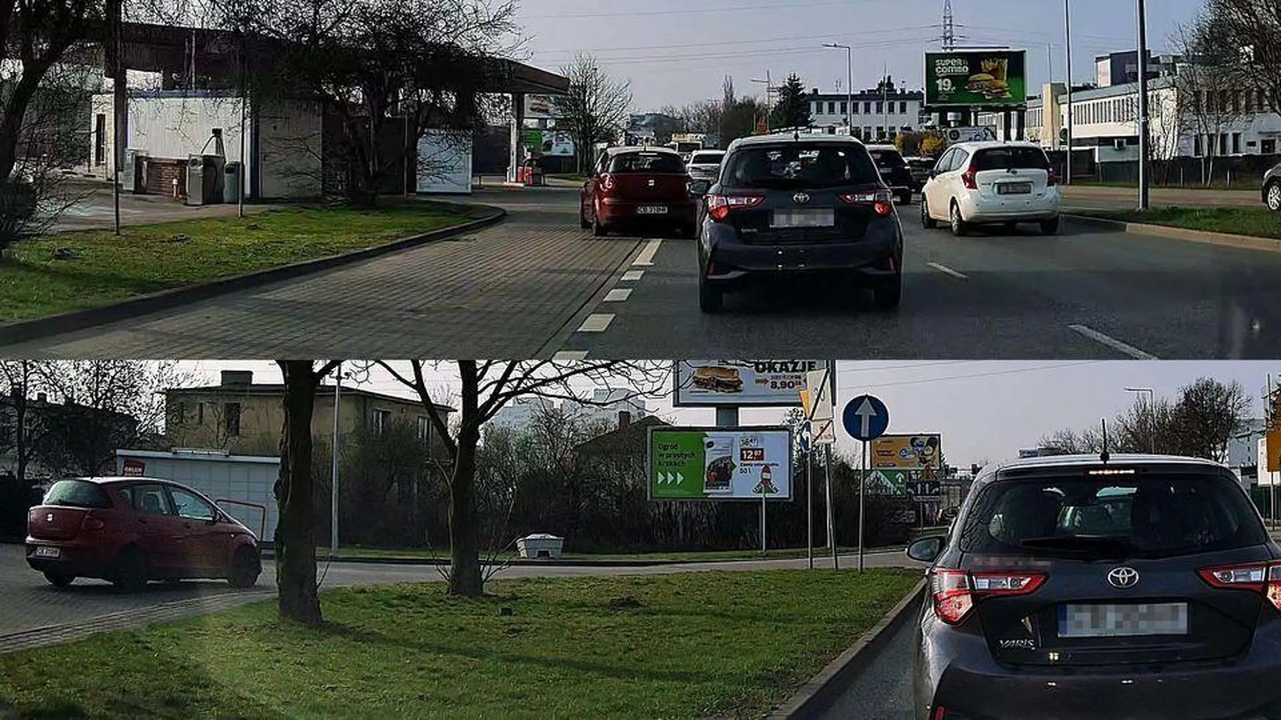 Nic poważnego, po prostu uwielbiam kierowców, którzy omijają korek przez stację benzynową (mniejsza, że w ostatniej chwili po ciągłej) i korzystają z uprzejmości innych, by być dwa auta do przodu.
