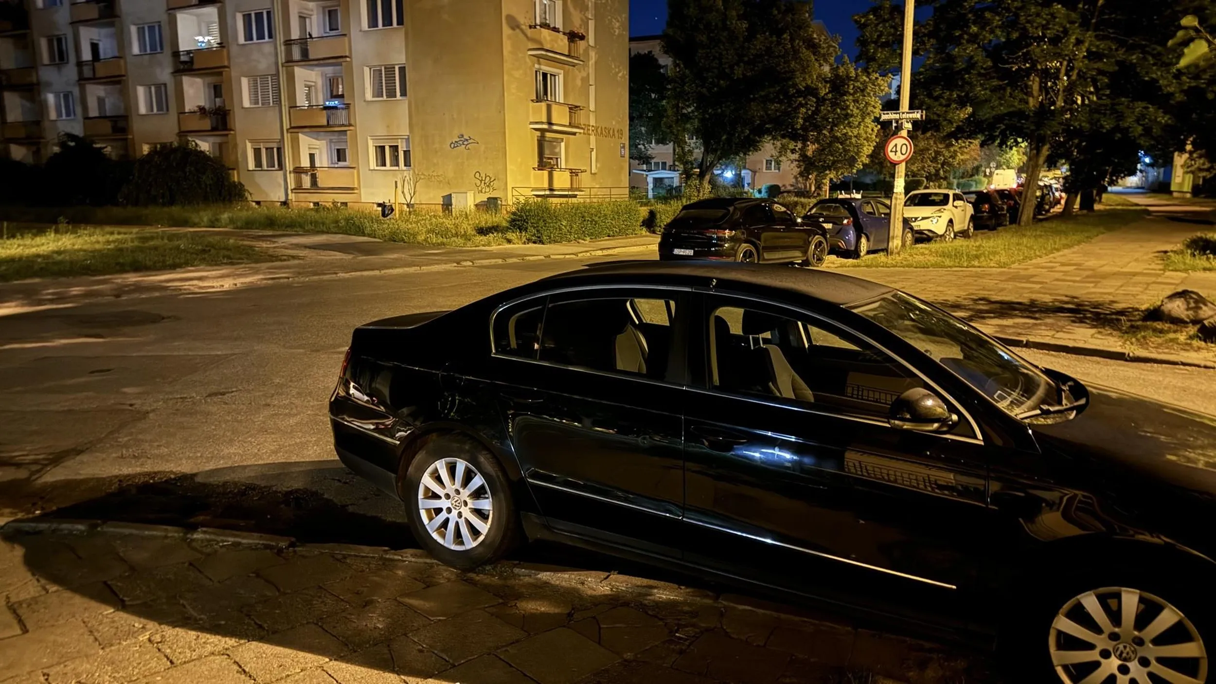 Parkowanie na skrzyżowaniu