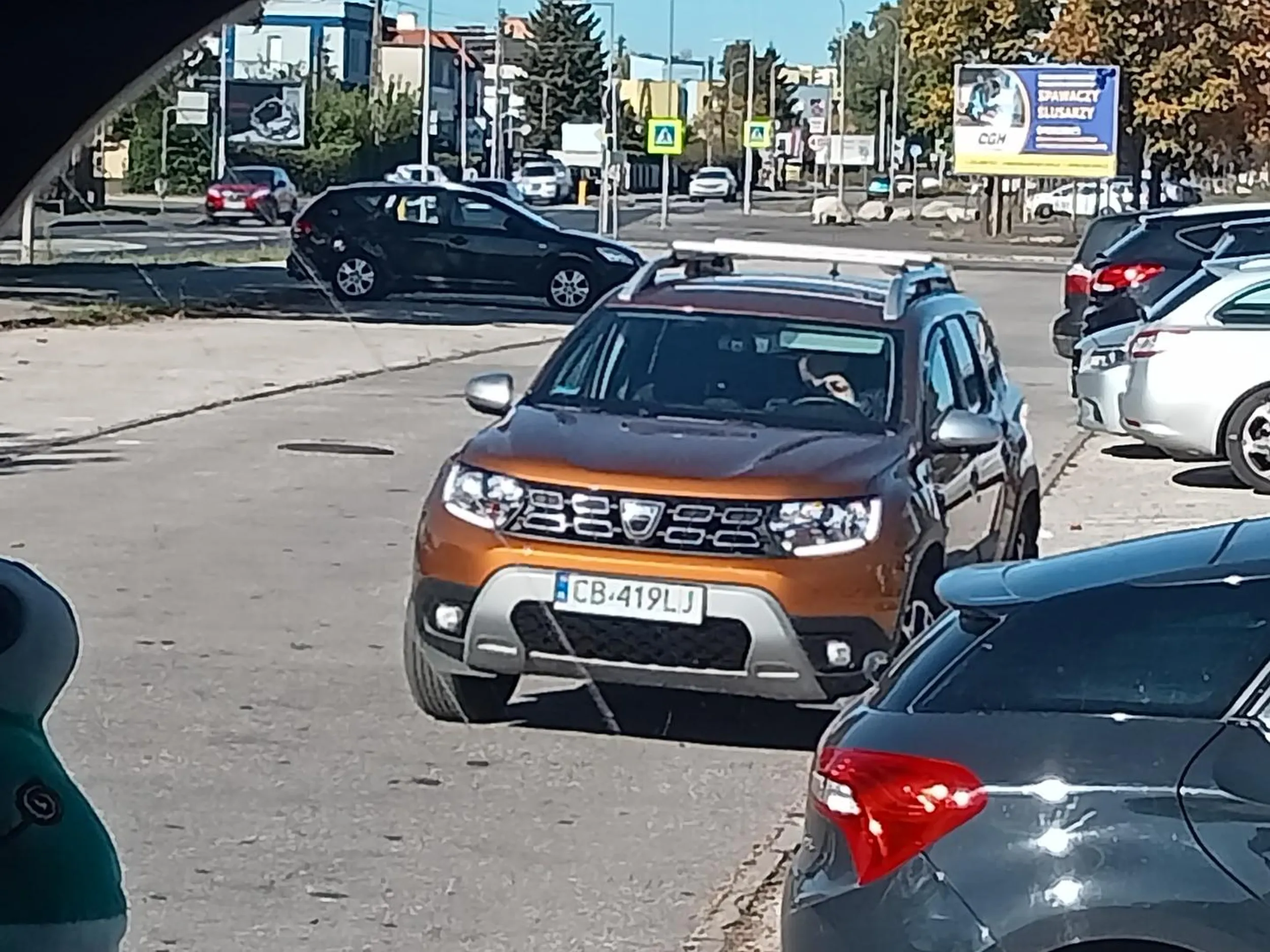 Brudas. Otworzył bagażnik, wytarł se gębę, zeżarl coś, wszystko po sobie - chusteczki i śmieci wyrzucił na parking pod auto. Świnia do potęgi.