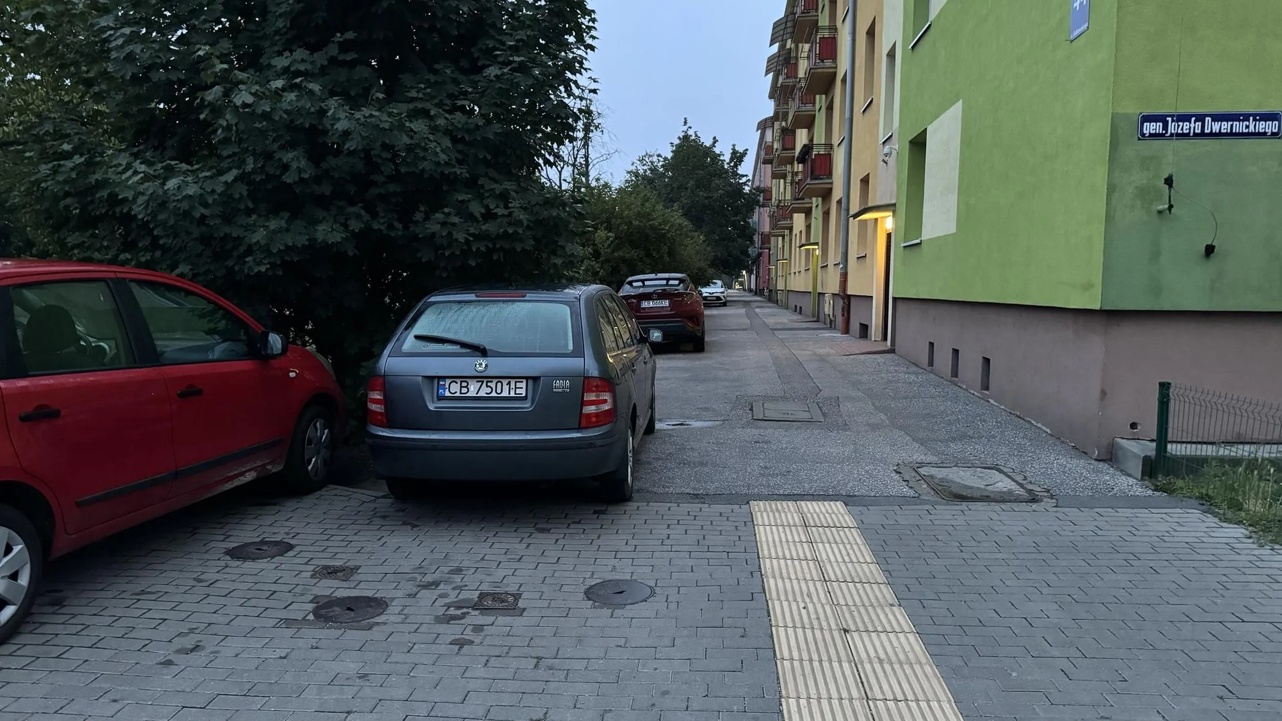 Pomylił przejście dla pieszych z parkingiem