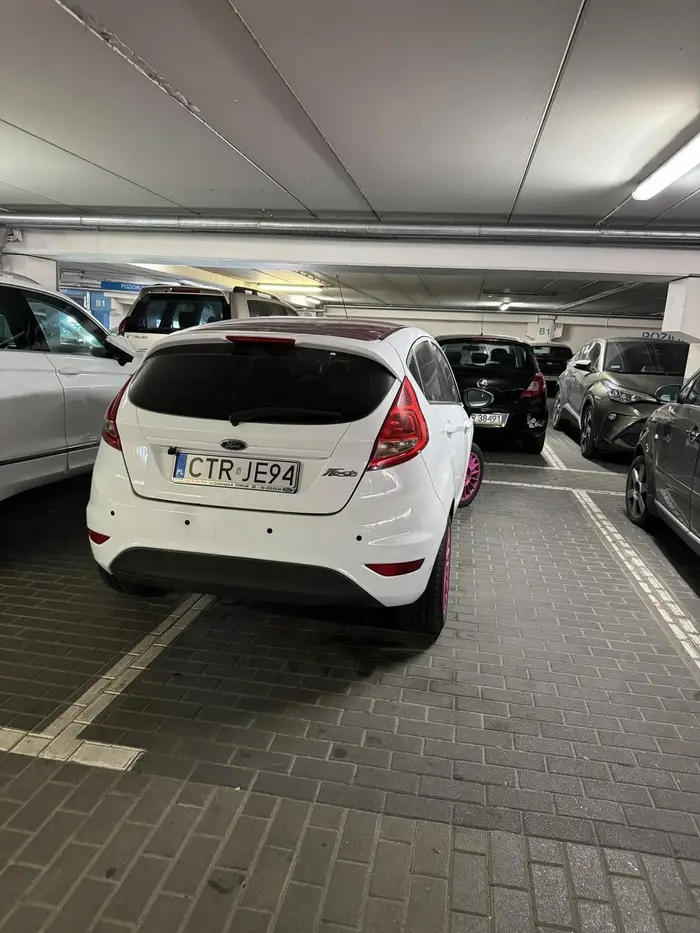 Zajmuje na parkingu dwa miejsca mimo że inni obok stoją normalnie