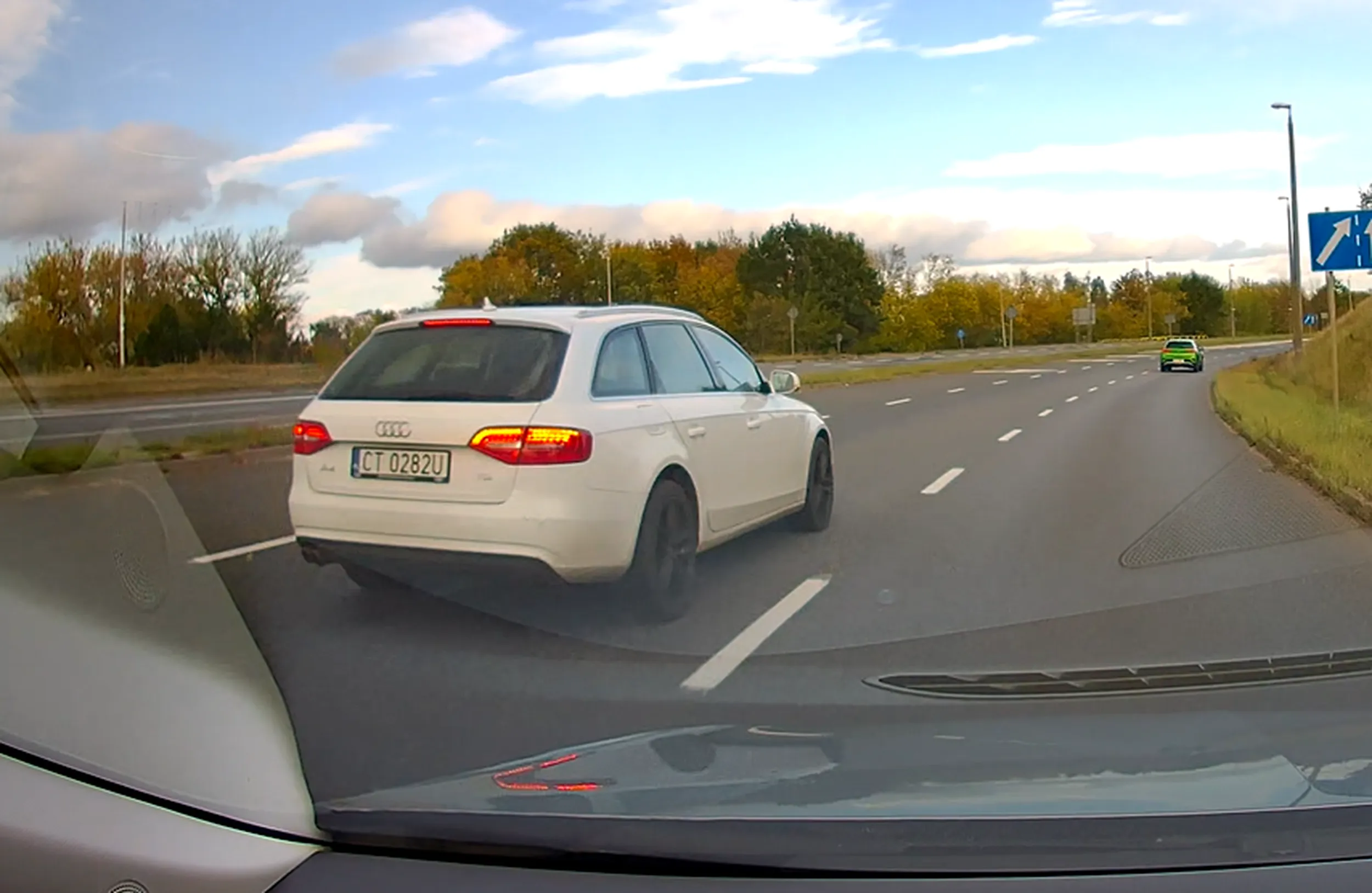 Chyba prawko w chipsach znalazł.