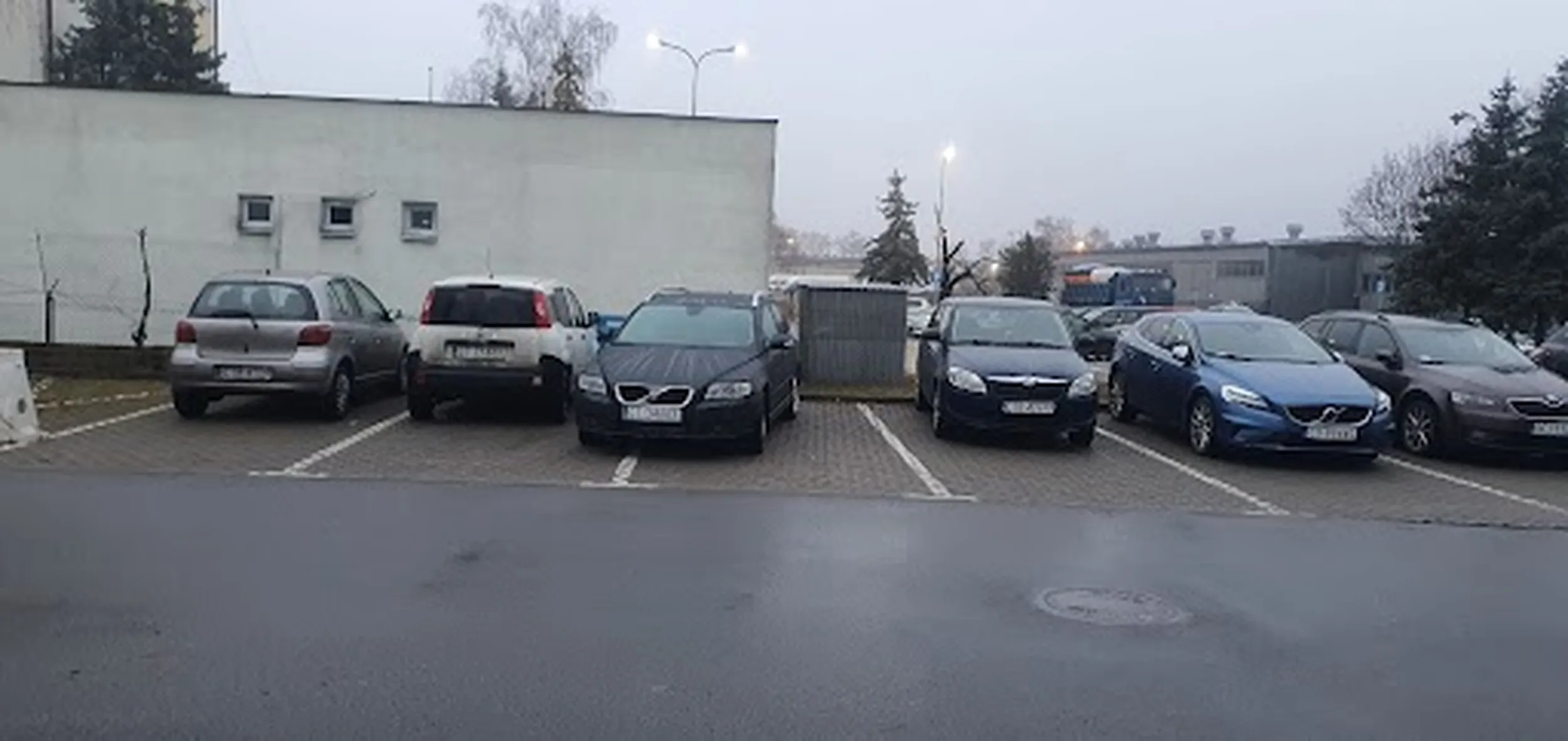 Piękne parkowanie i to na kilka dni