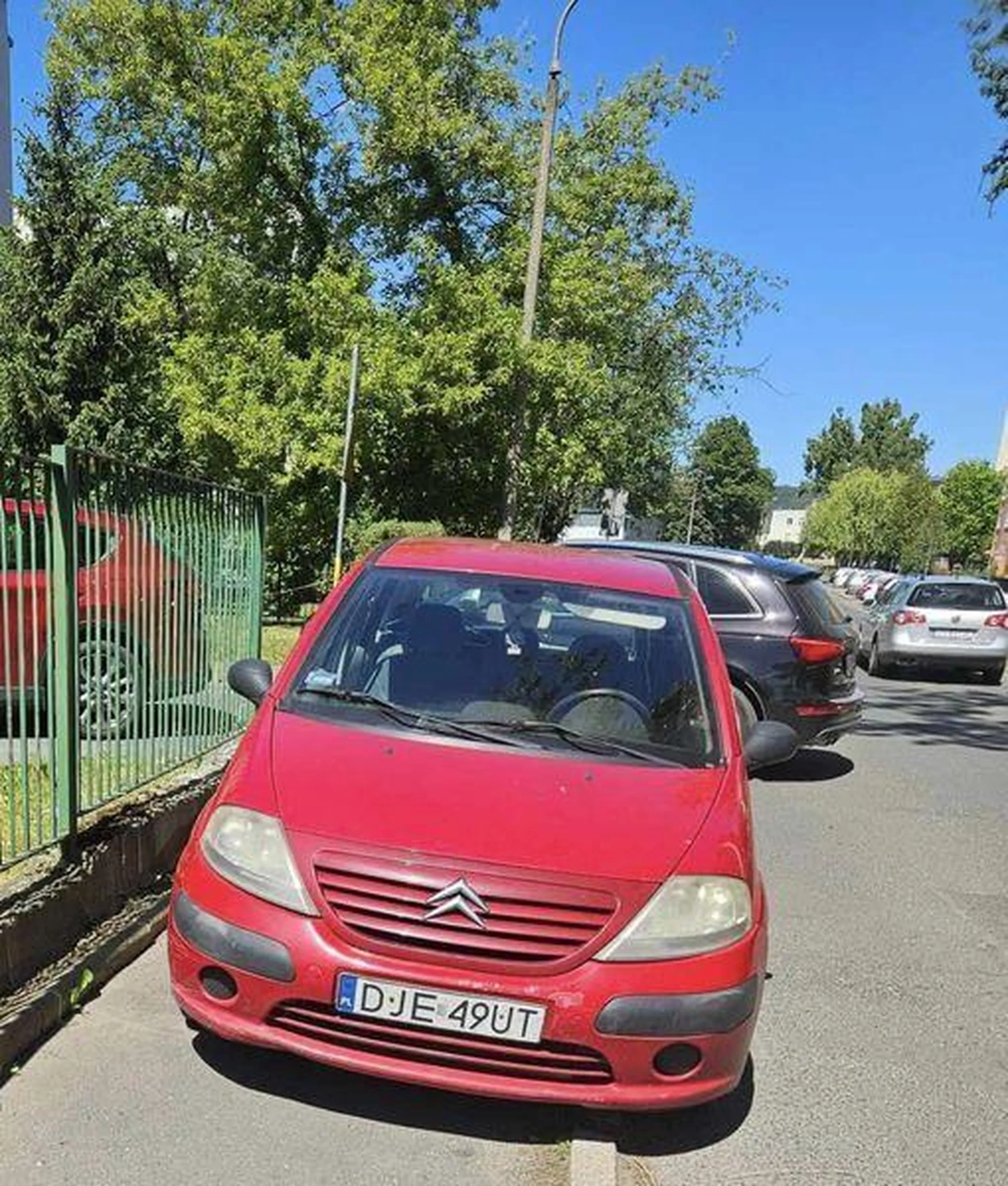 Dobrze, że płot cały.