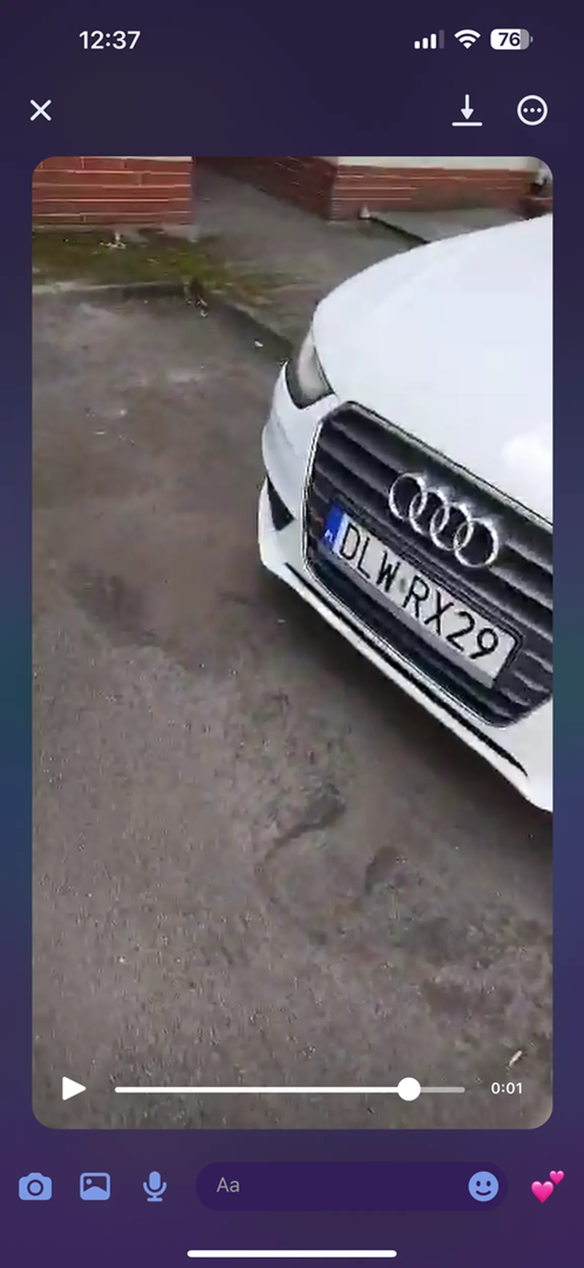 Naucz się parkować przygłupie, powodzenia w drapaniu naklejki