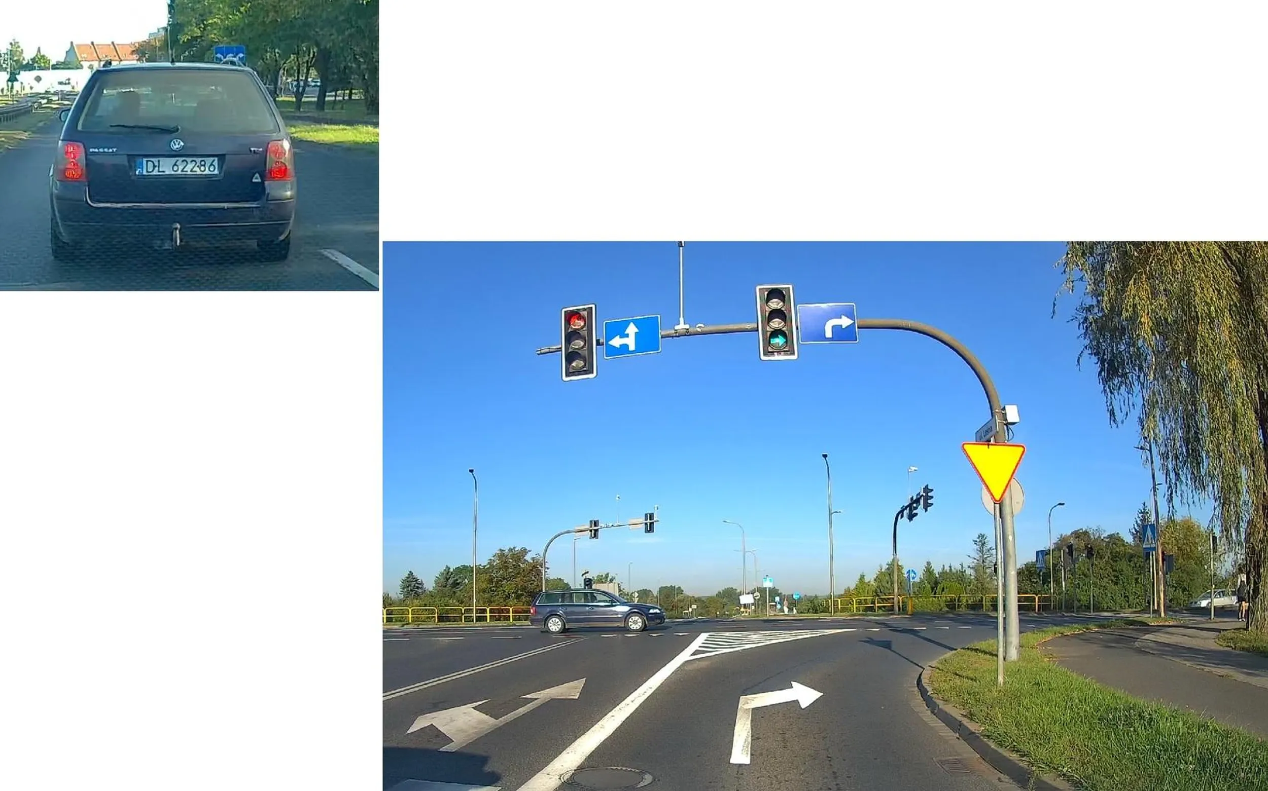 Tego kierowcę czerwone światło nie obowiązuje.