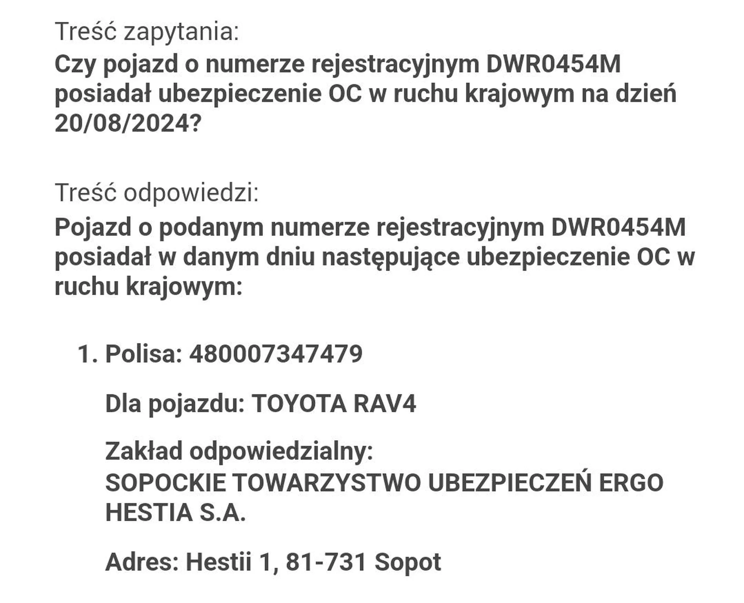 Czarna Toyota RAV4. Para przyjechała i zaparkowała blisko mojego auta. Kobieta wysiadając ze swojej prawej strony, walnęła drzwiami w moje lewe lusterko i je porysowała. Syn był w aucie i spisał numery. Miejsce Centrum Handlowe Borek na ul. Hallera we Wrocławiu. Dziś czyli 20.08.2024 godzina 19:17.