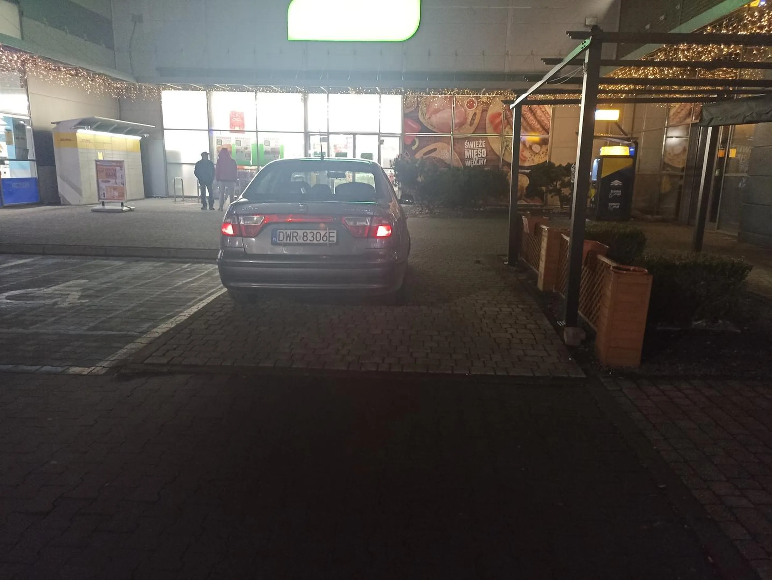 Na szczęście nie na miejscu dla niepełnosprawnych : )