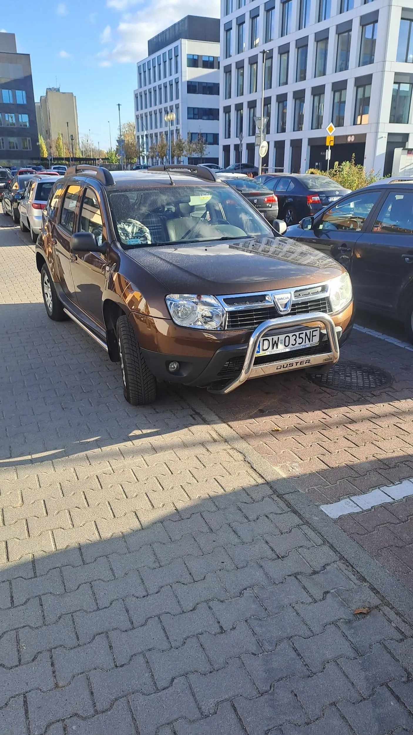 w ogóle nie zmieściła się w miejscu parkingowym