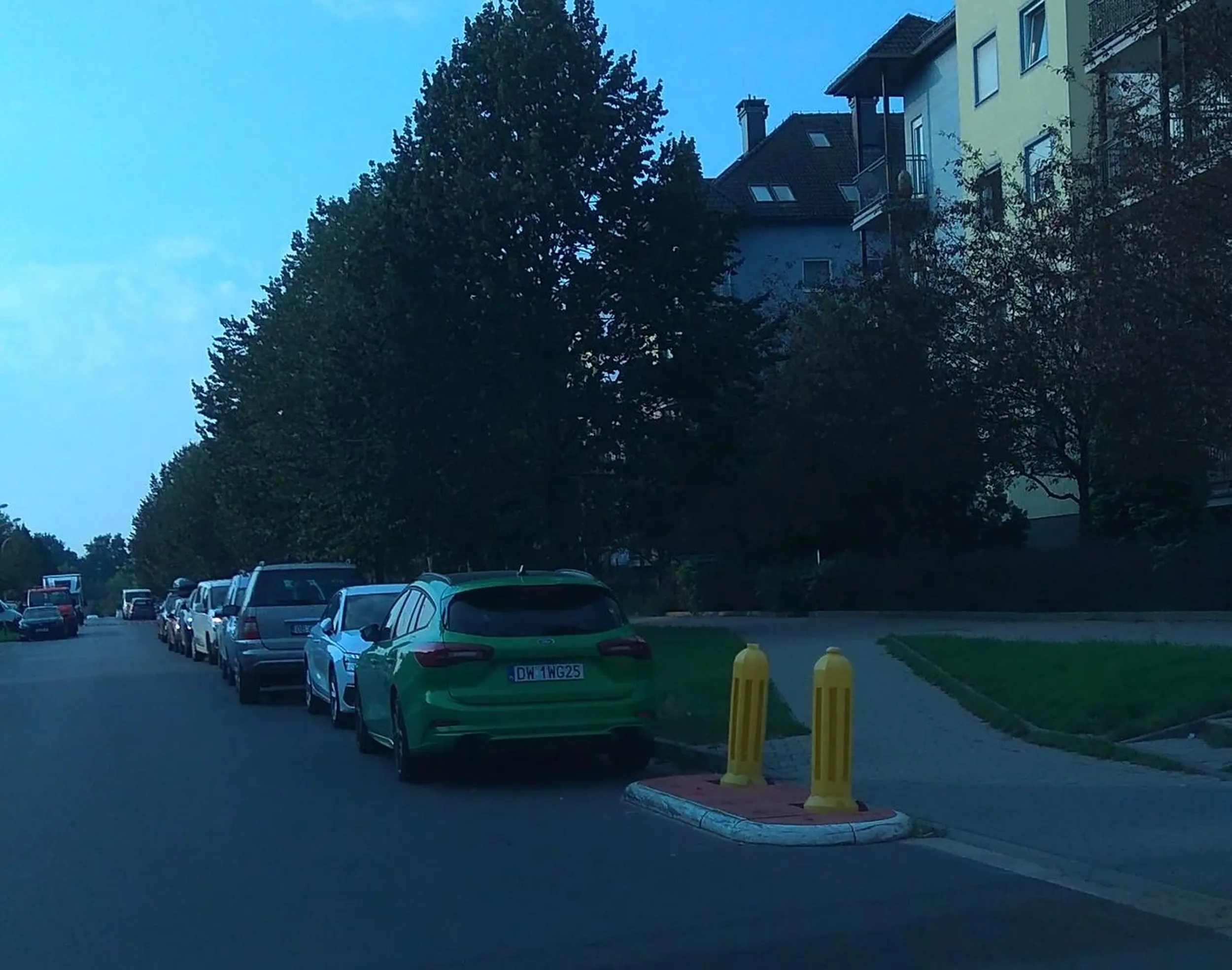 parkowanie na zakazie zatrzymywania na Strońskiej