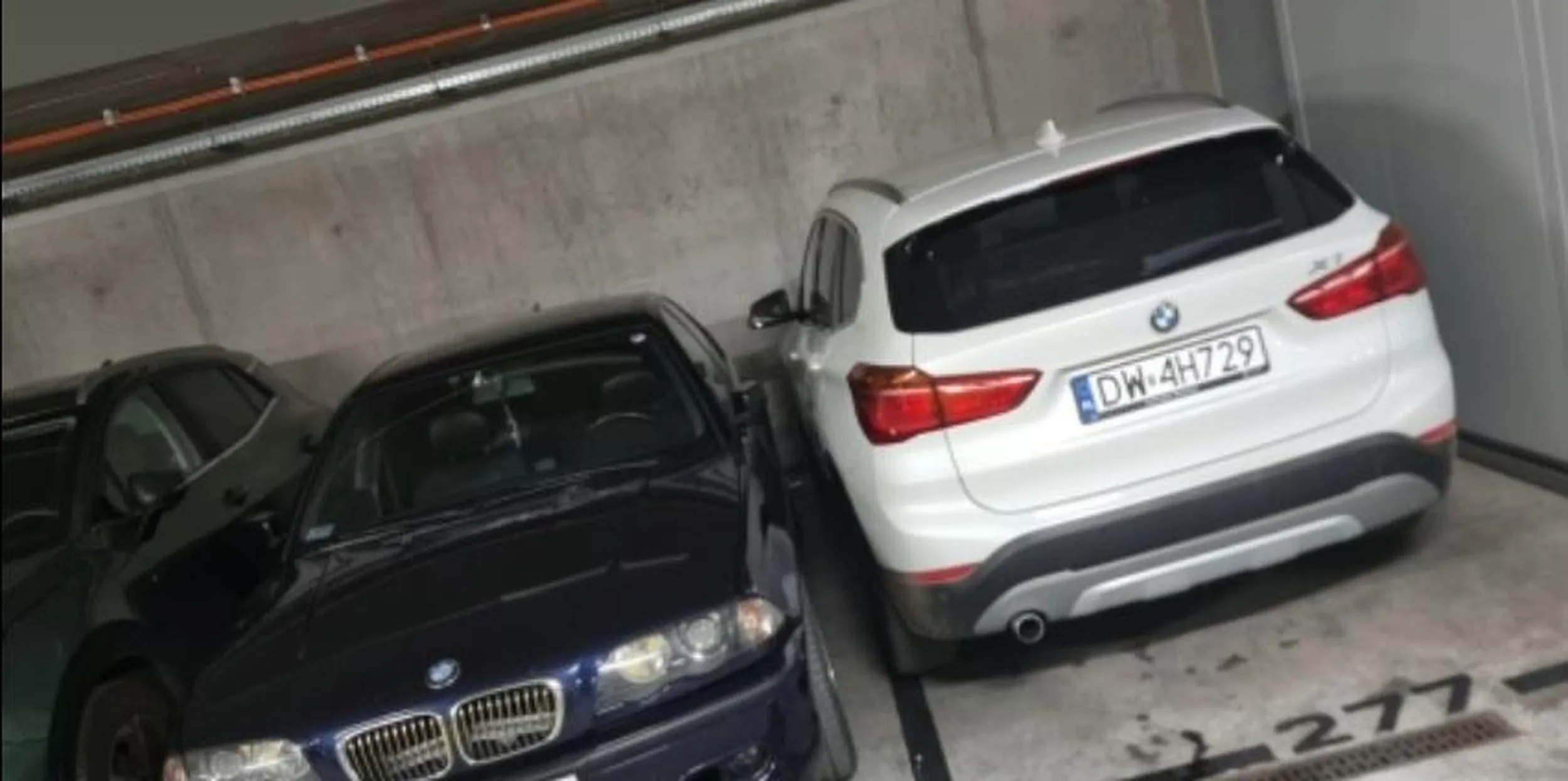 Profesjonalista w parkowaniu.