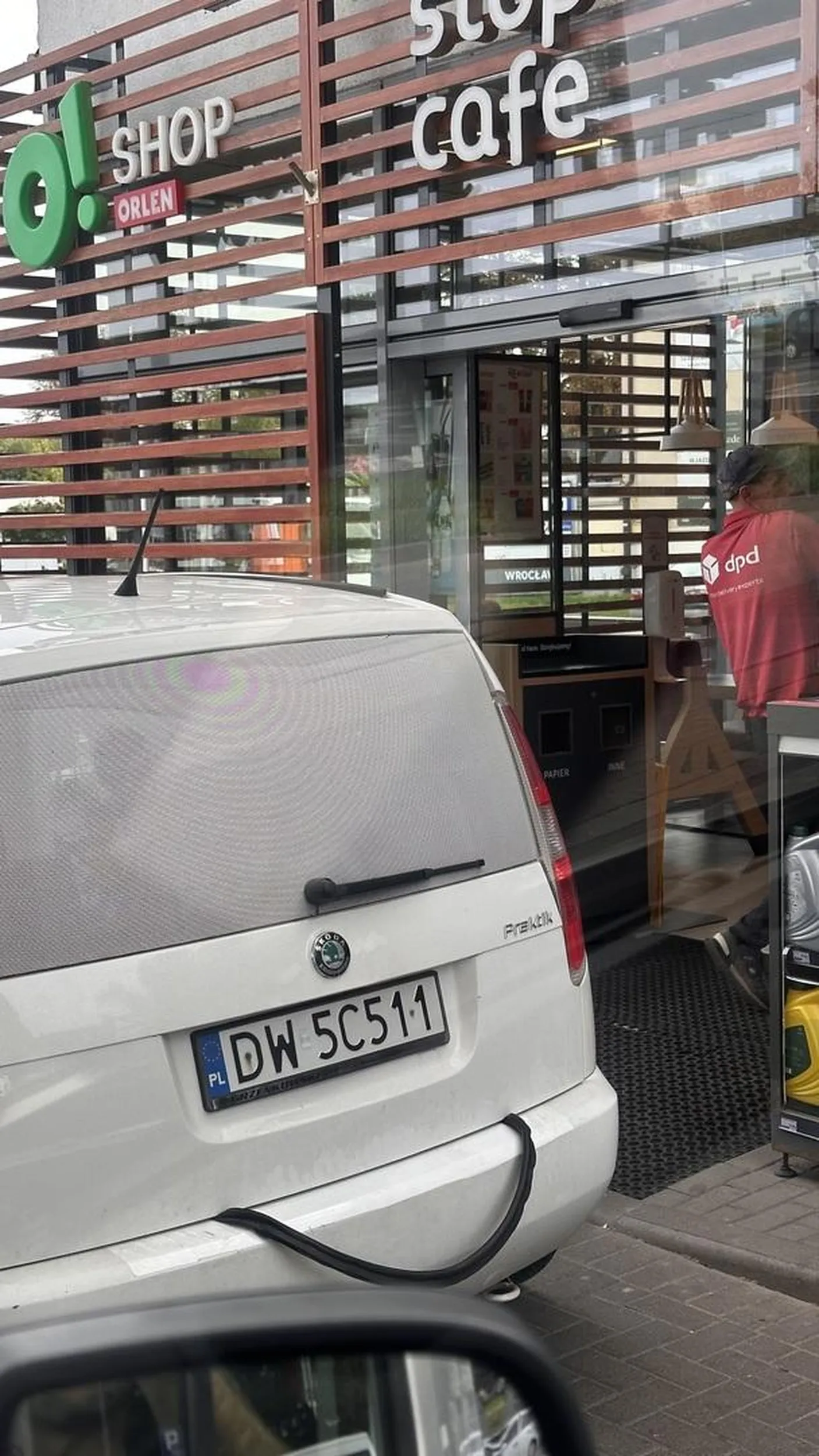 Bliżej zaparkować się nie dało…