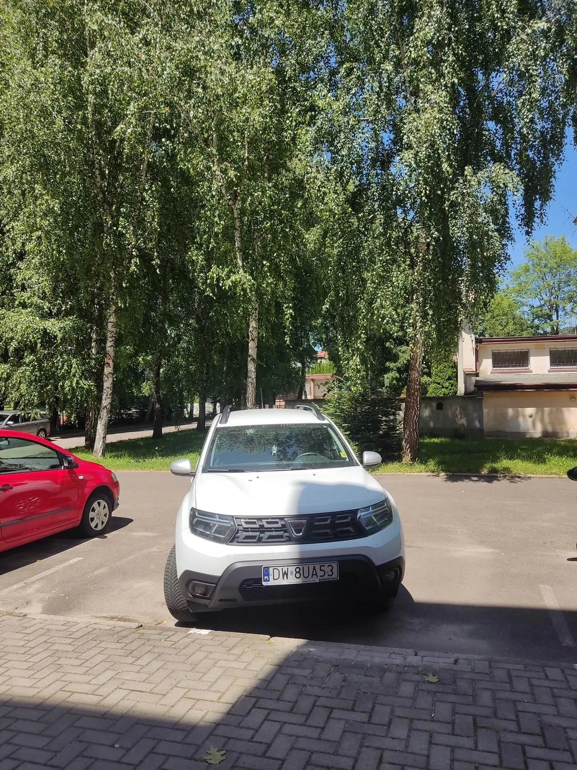 Kierowca bal się zaparkować prosto